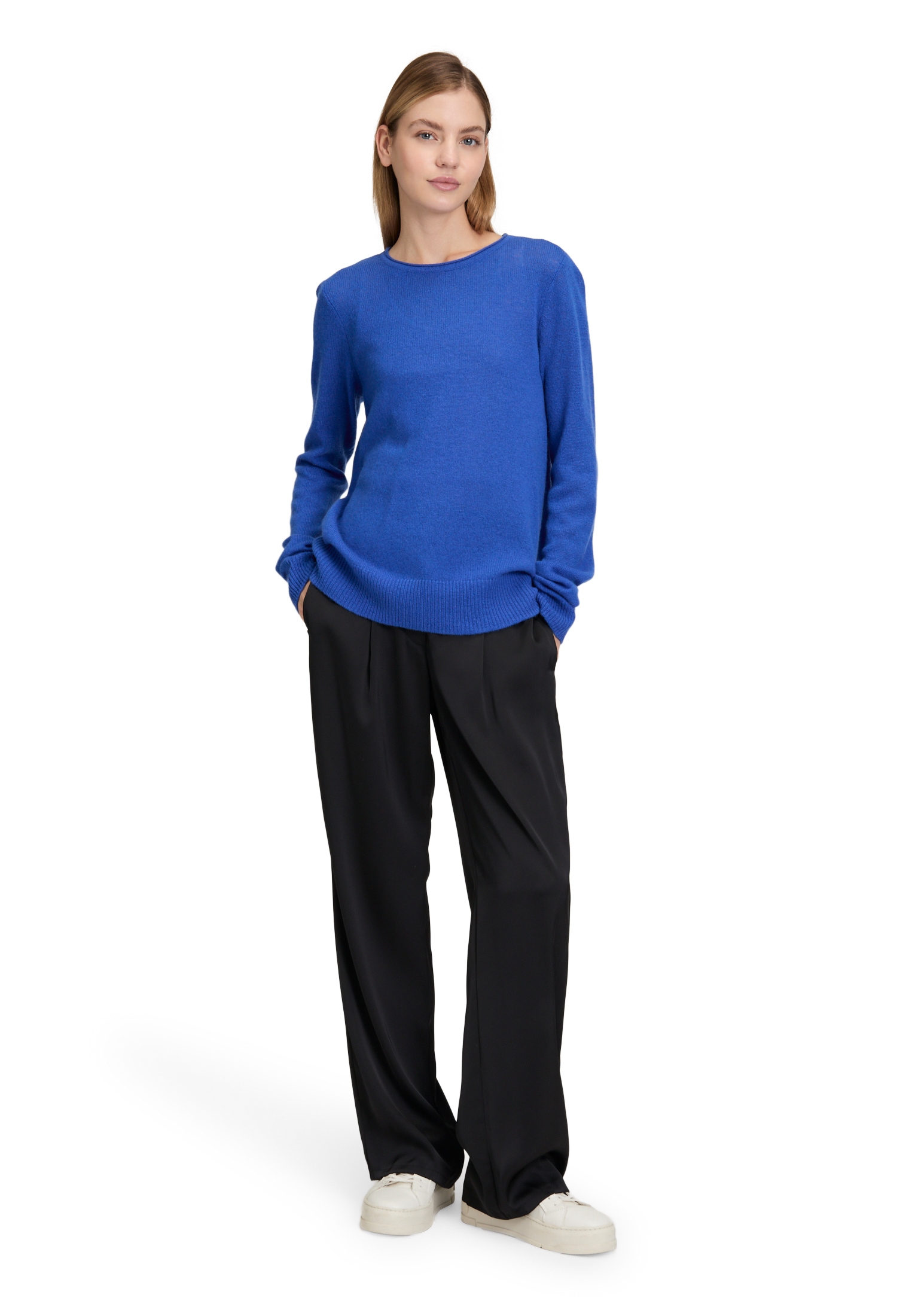 Betty Barclay Strickpullover »Betty Barclay Damen Kaschmir-Pullover mit Rundhalsausschnitt«, (1 tlg.), Strick