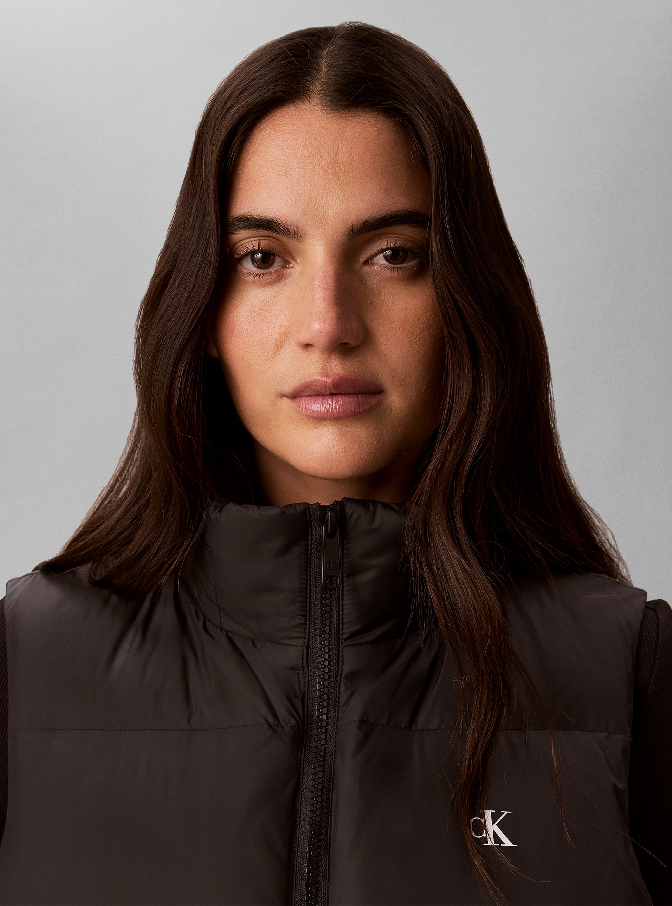 Calvin Klein Jeans Steppjacke »ESSENTIAL SHORT DOWN PUFFER« mit Kapuze Regular fit mit Stehkragen