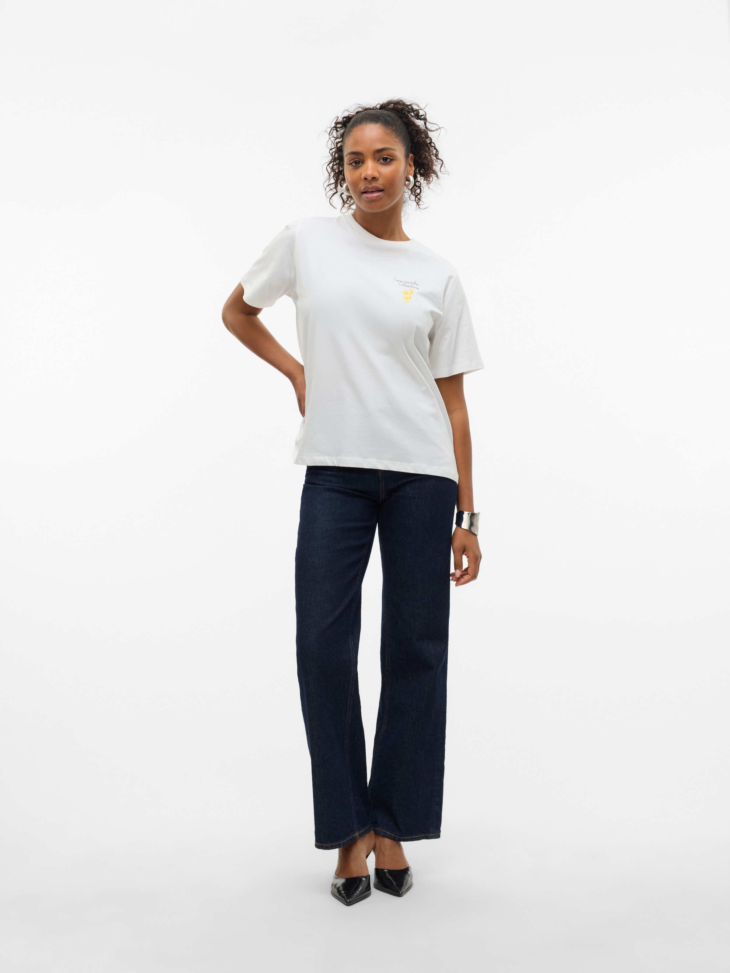 Vero Moda T-Shirt »VMAYA CATY SS TOP BOX JRS GA«