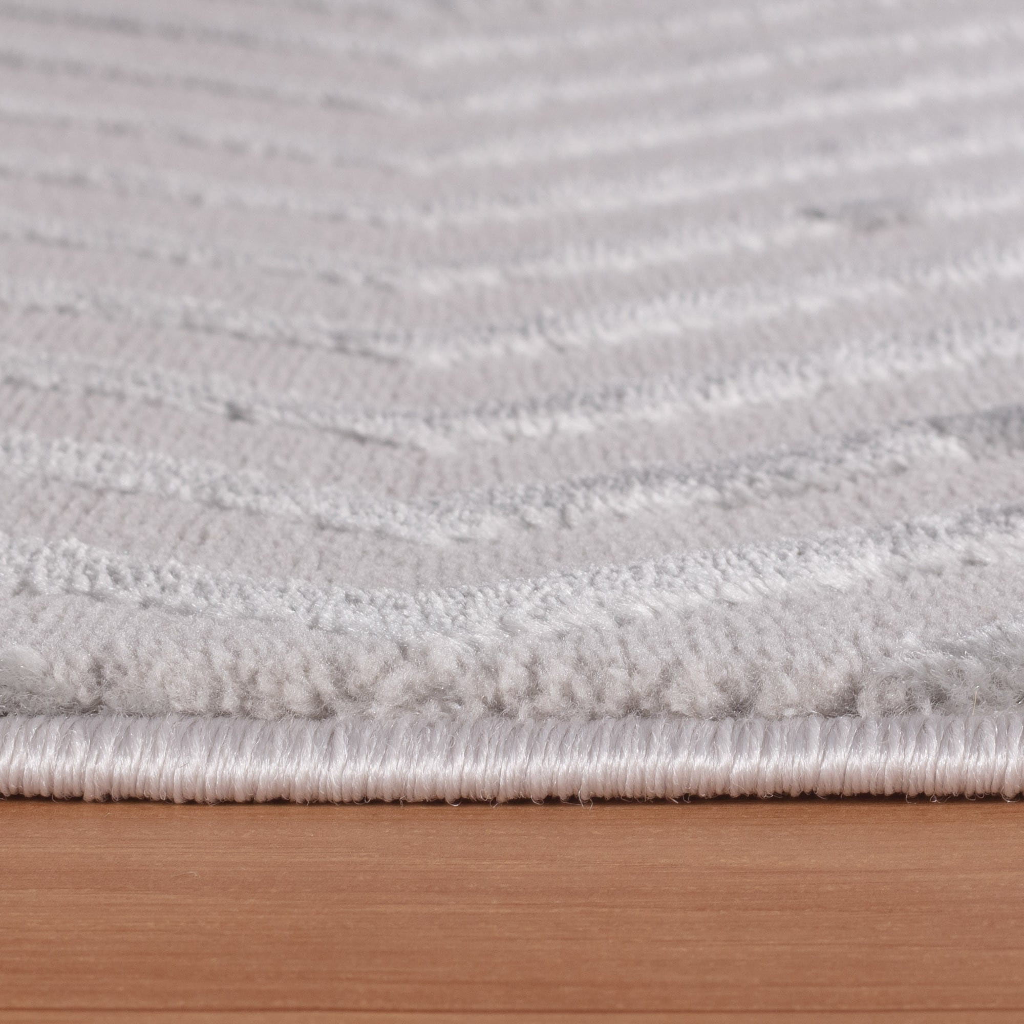 Teppich AYYILDIZ TEPPICHE "SAHARA 1115", silber (silberfarben), B:80cm H:12mm L:250cm, Polypropylen, Teppiche, Teppich, Läufer / Pflegeleicht / Strapazierfähig / Trend Colors/ Wohnzimmer 3