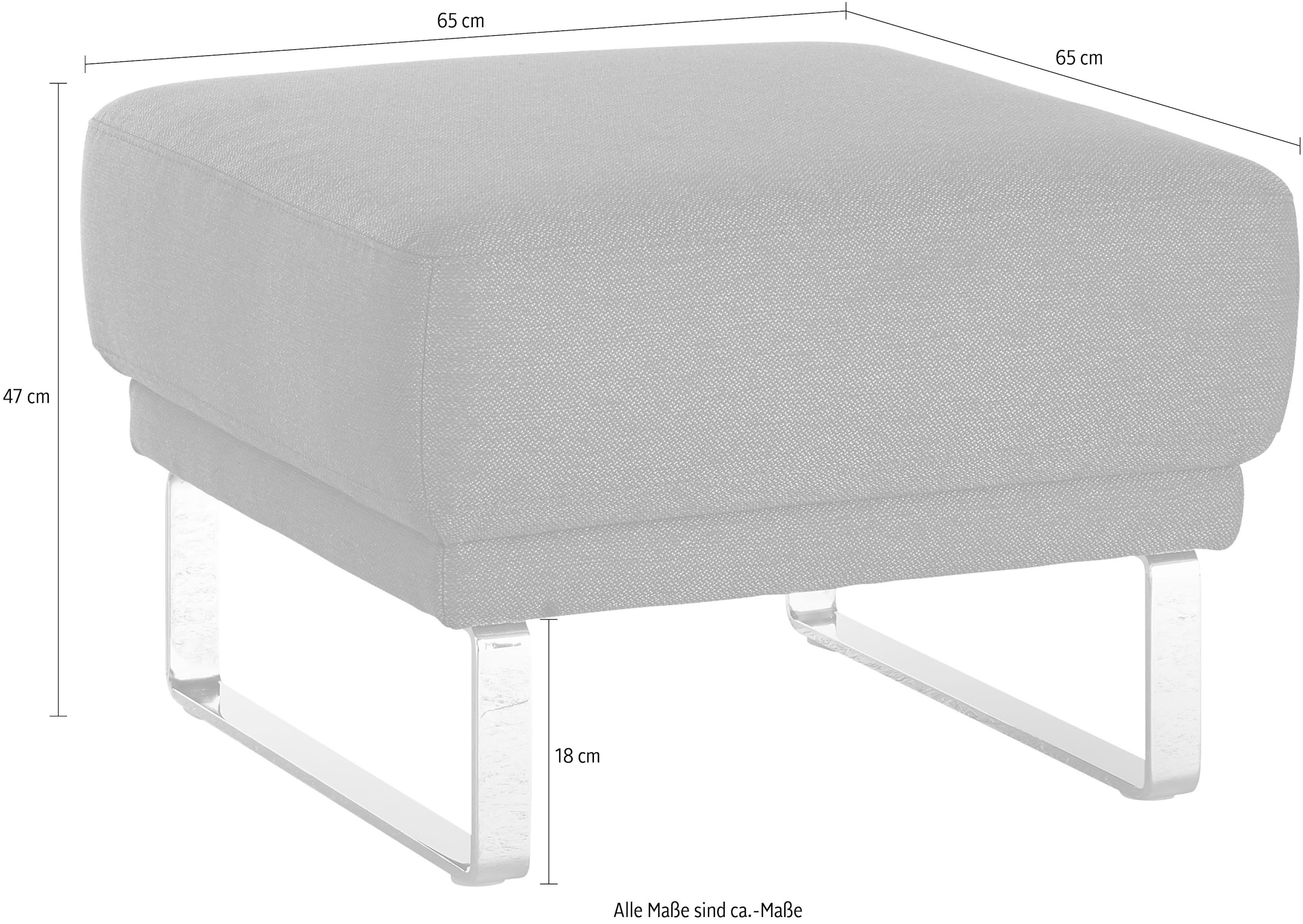 Home affaire Hocker »Apiro« passend zur Serie Aprio in Stoff