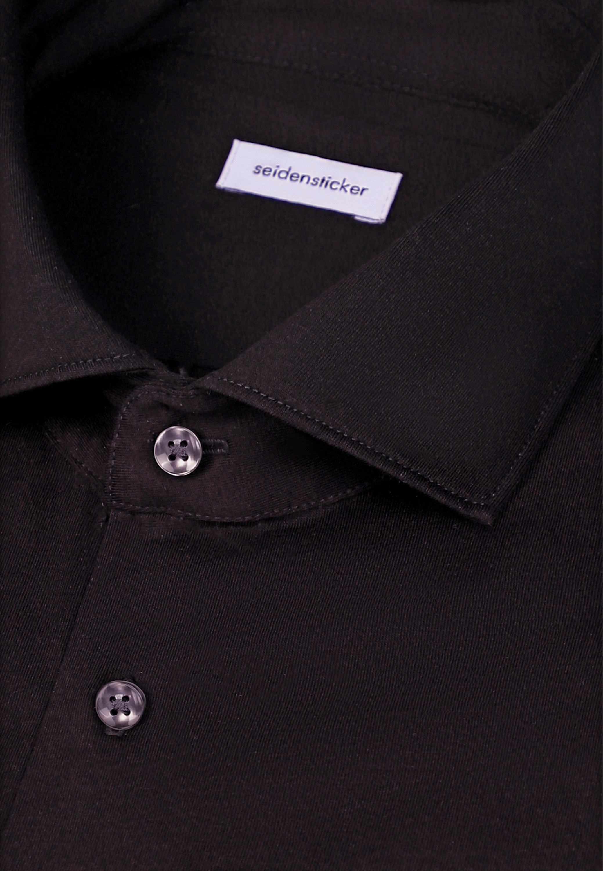 seidensticker Businesshemd »Schwarze Rose« Slim 1/1 Extra lang Kentkragen Uni