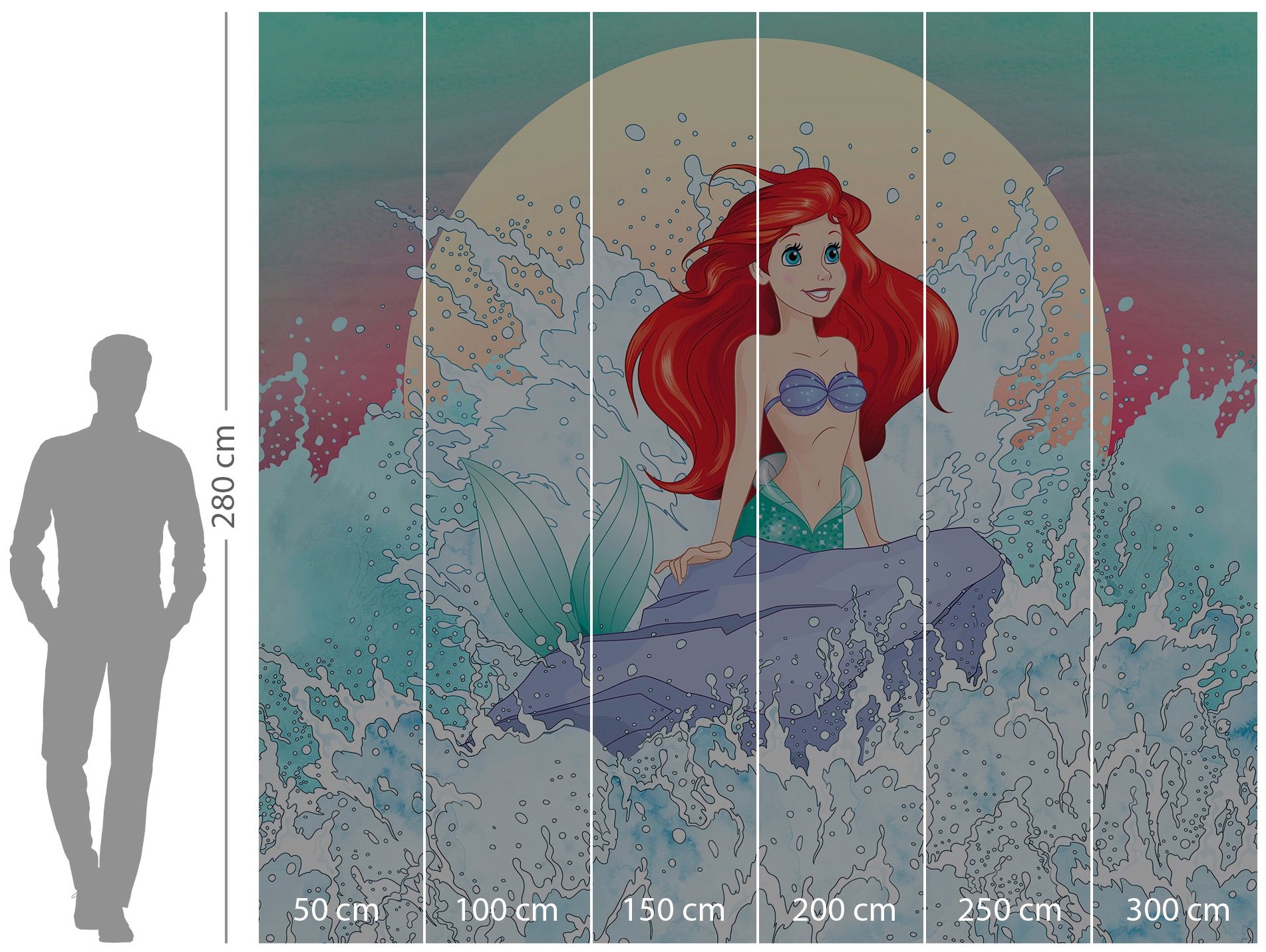 Komar Vliestapete »Ariel Rise«, 300x280 cm (Breite x Höhe) online bestellen  | BAUR