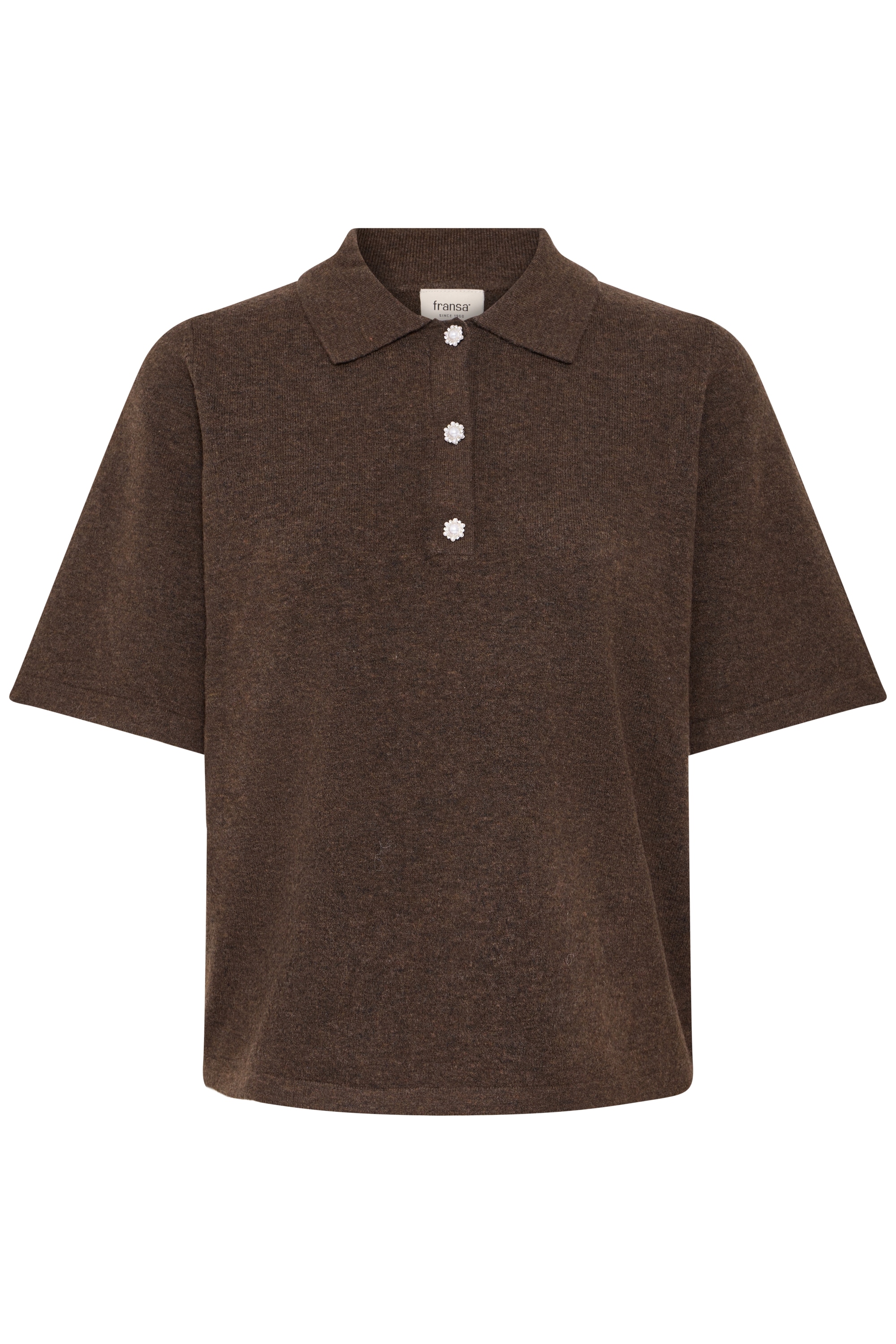 fransa Kurzarmpullover "Damen Halblange Ärmel FRSUZETTE"