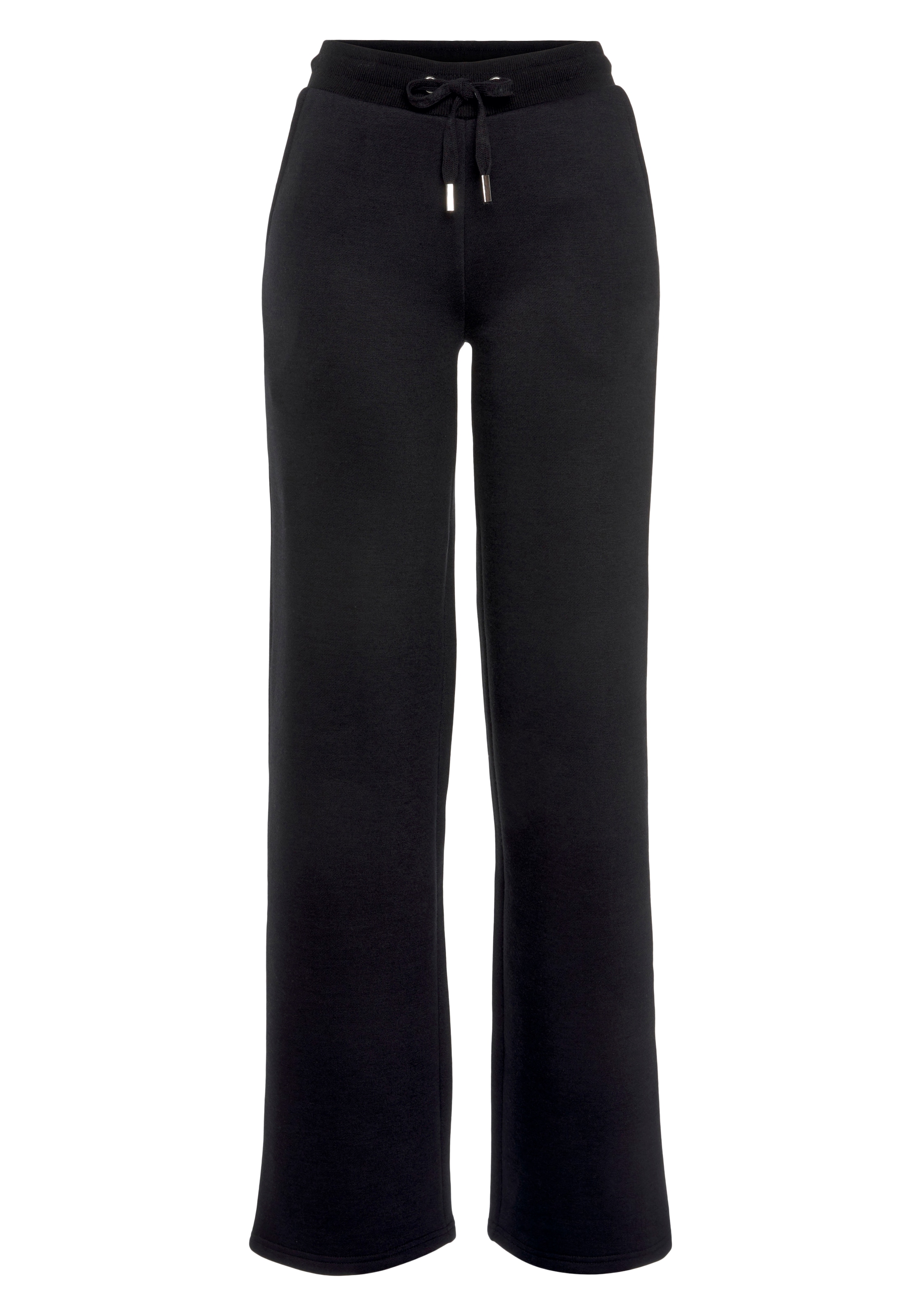 Vivance Relaxhose, mit weitem Bein und aus ultraweicher Sweatqualität, Loungewear