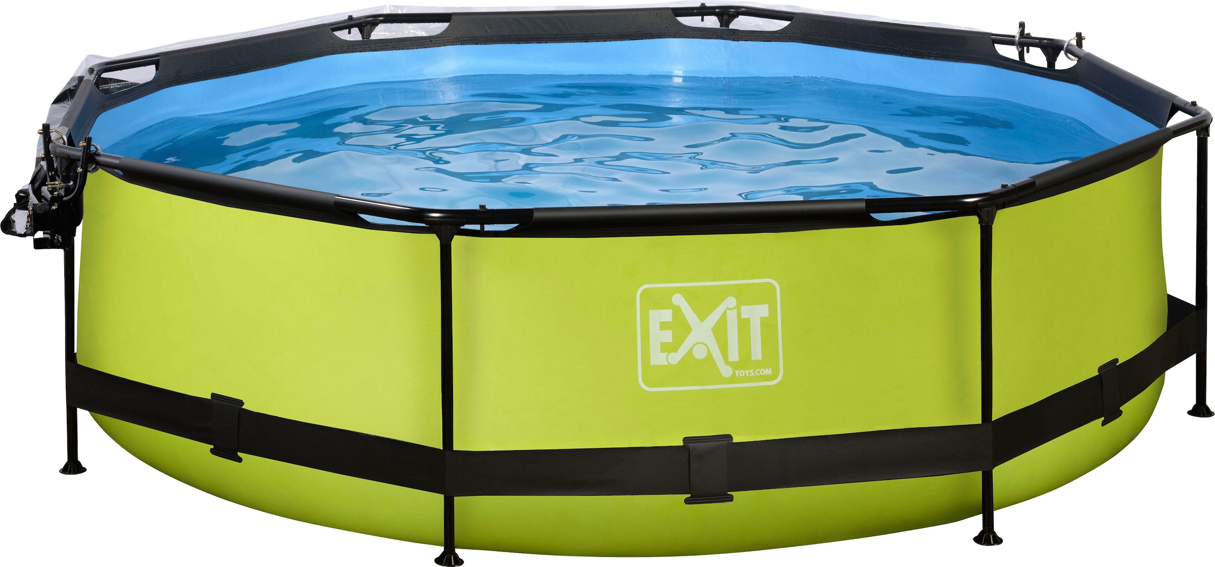 EXIT Framepool »Lime«, ØxH: 300x76 cm, mit Filterpumpe und Abdeckung
