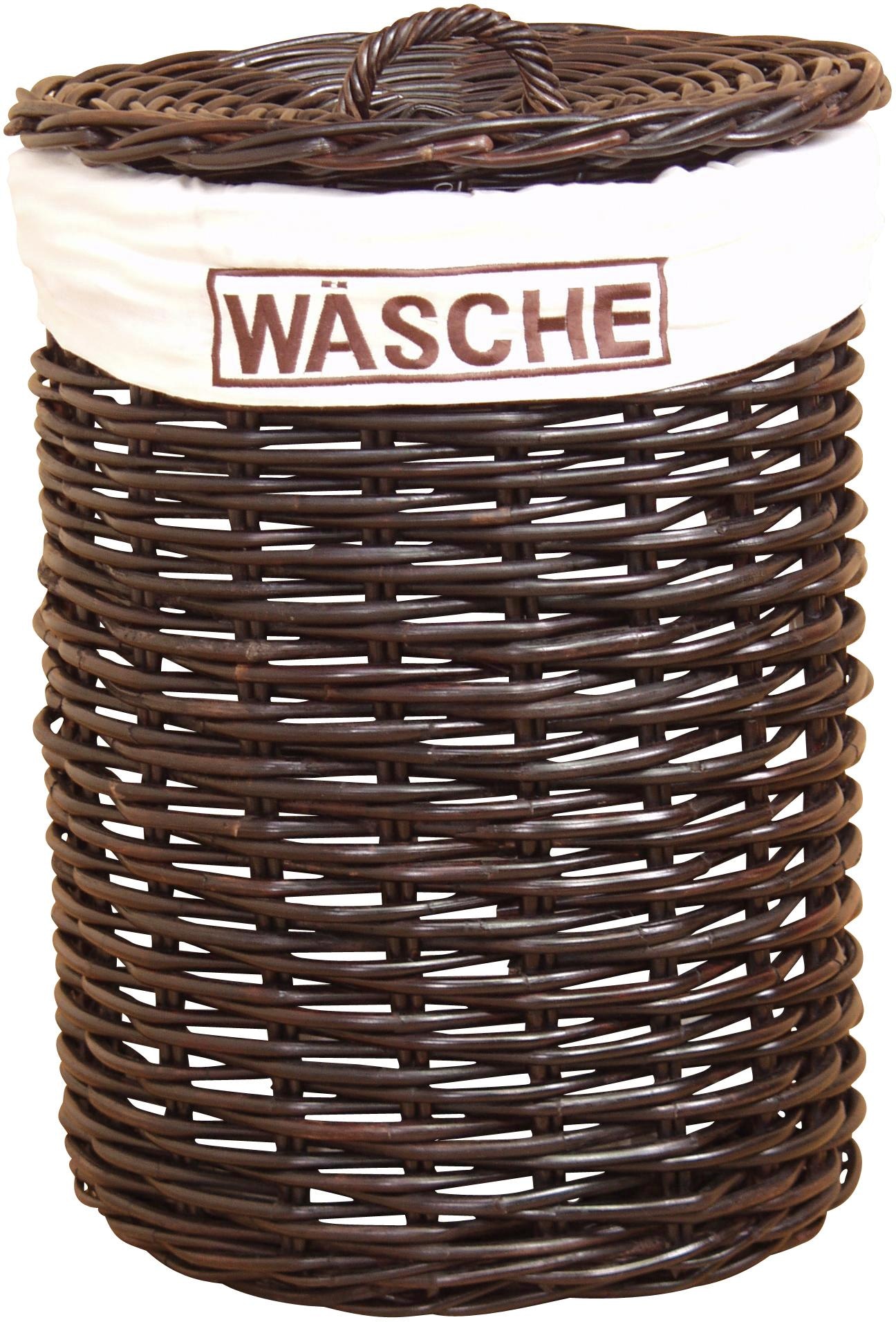 Home affaire Wäschekorb, Rattangeflecht, Höhe bestellen | BAUR 65 cm