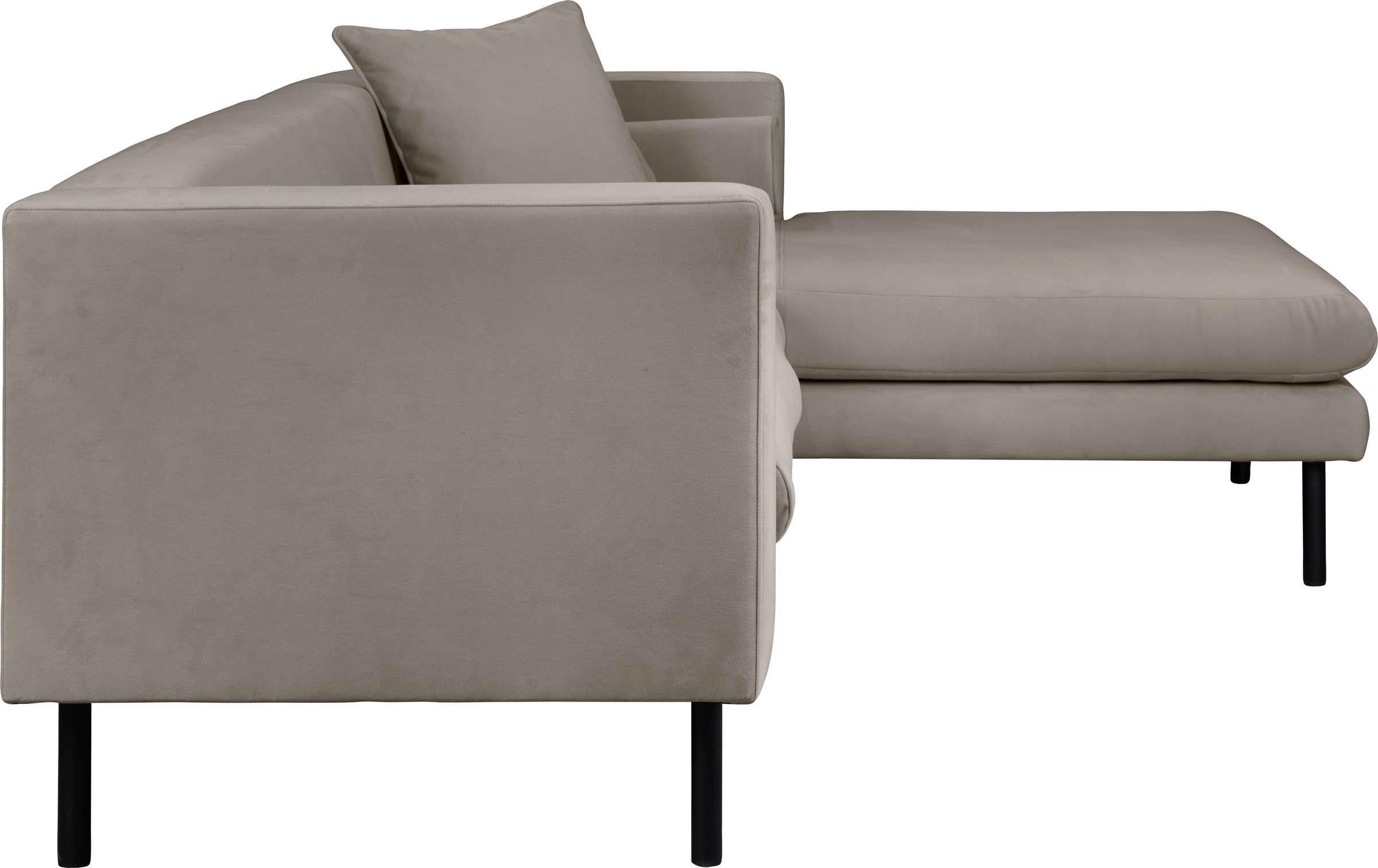 Home affaire Ecksofa »Lillibeth L-Form Designsofa, Maße B/T/H: 240/173/83 cm«, Zierkissen als Wendekissen, in Samtoptik oder Cord
