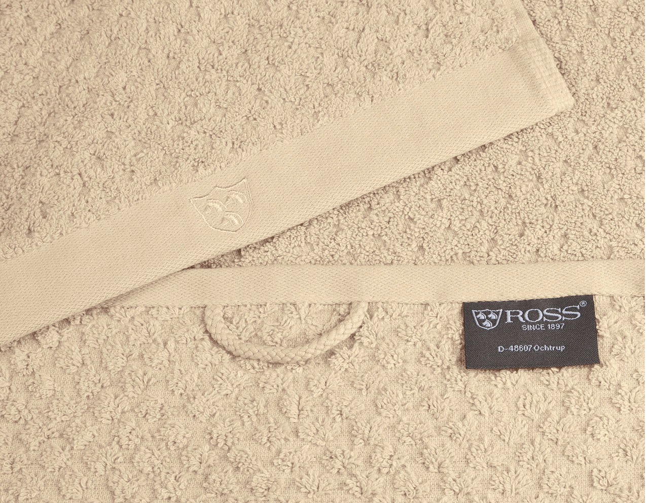 ROSS Handtücher "Harmony" 100 % Baumwolle, Hoch Tief Struktur, viele Farben günstig online kaufen