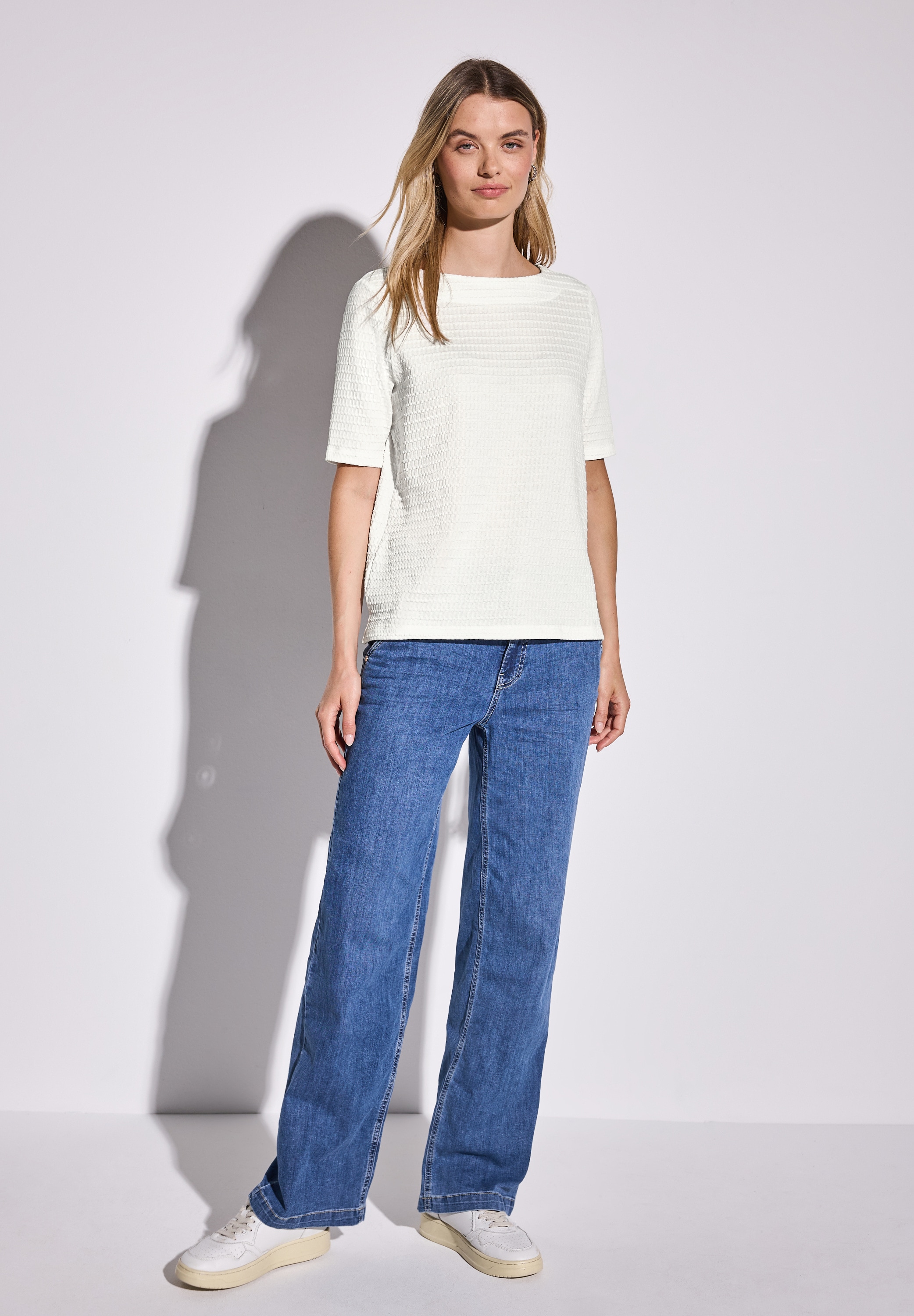 STREET ONE T-Shirt, im soften Baumwoll-Mix