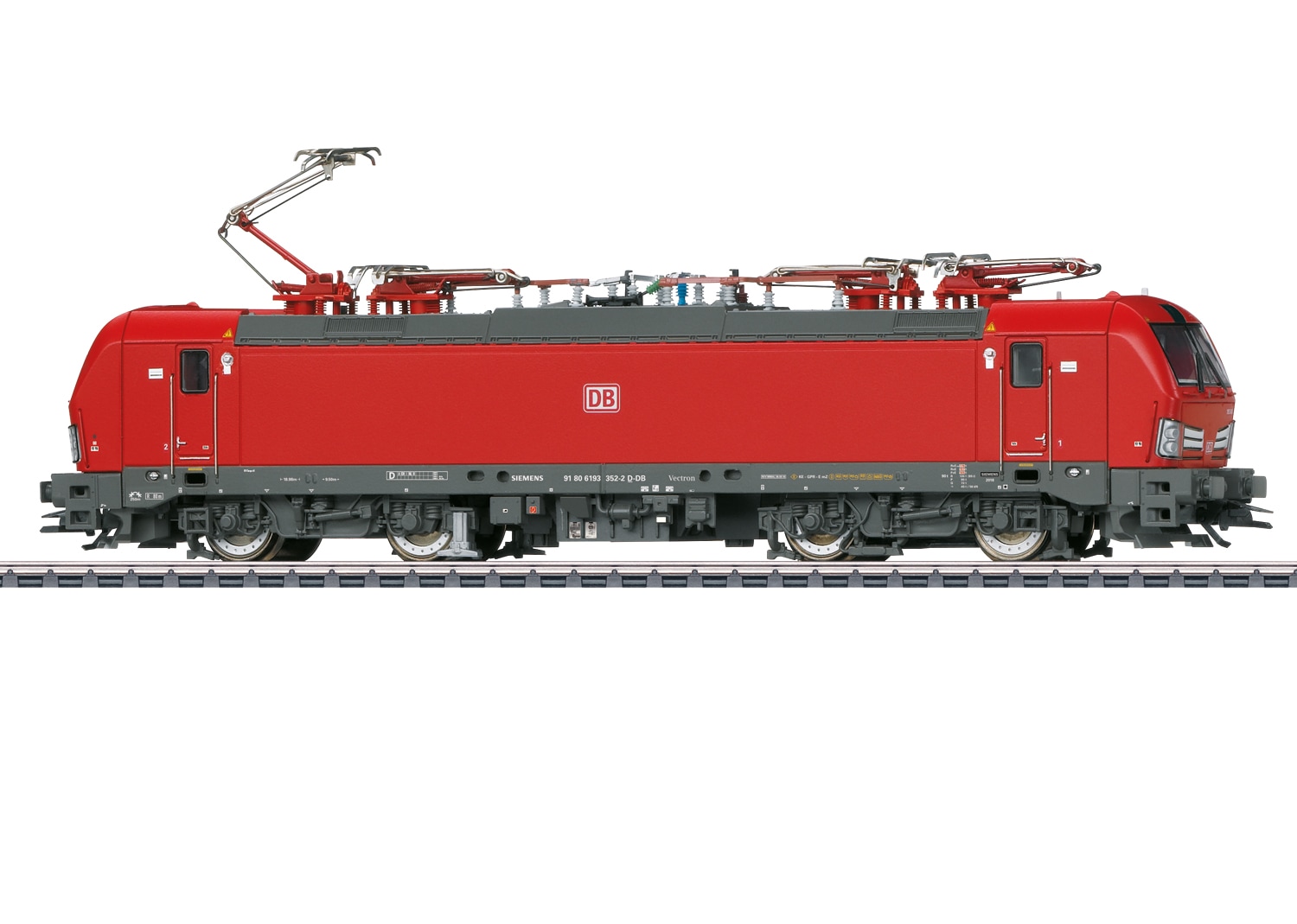 MÄRKLIN Kinder Elektrolokomotive "Baureihe 193 - 39329", rot, Kunststoff, Metall, Modelleisenbahn-Fahrzeuge, mit Sound und Beleuchtung; Made in Europe