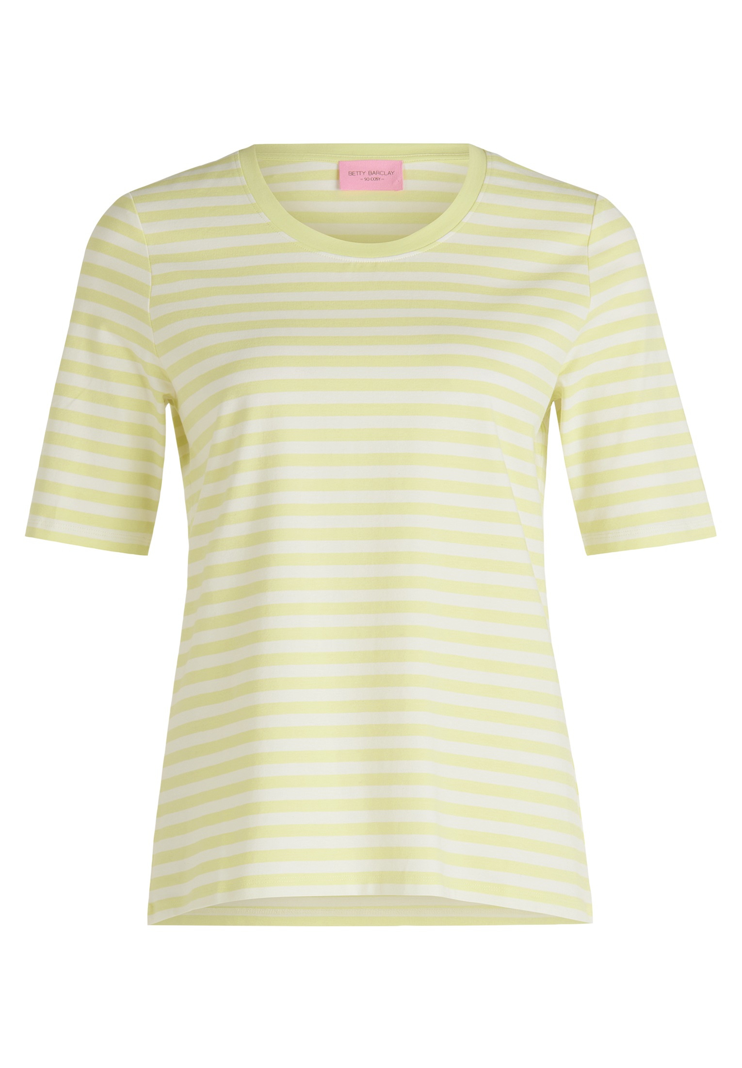 Betty Barclay Kurzarmshirt »Betty Barclay Damen Basic Shirt mit Streifen«, (1 tlg.), Material