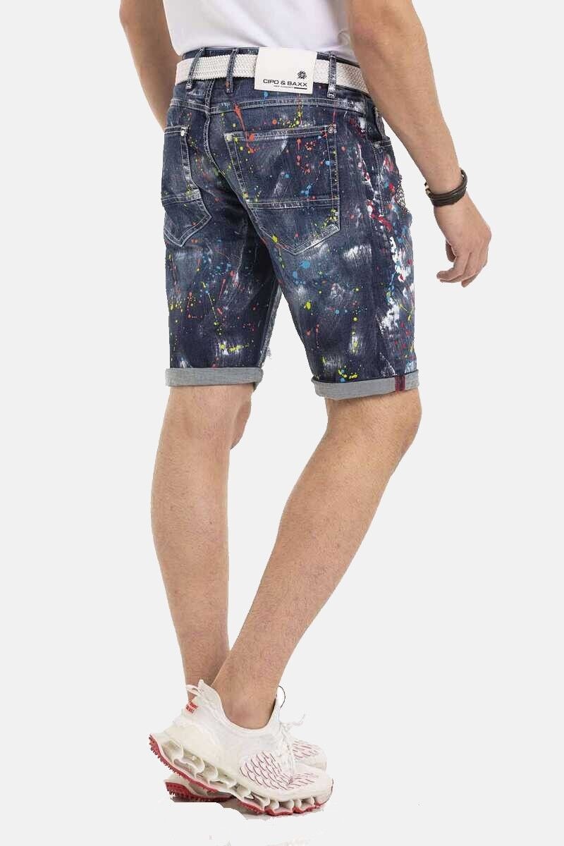Cipo & Baxx 5-Pocket-Jeans »CK255« Gekrempelte Beine