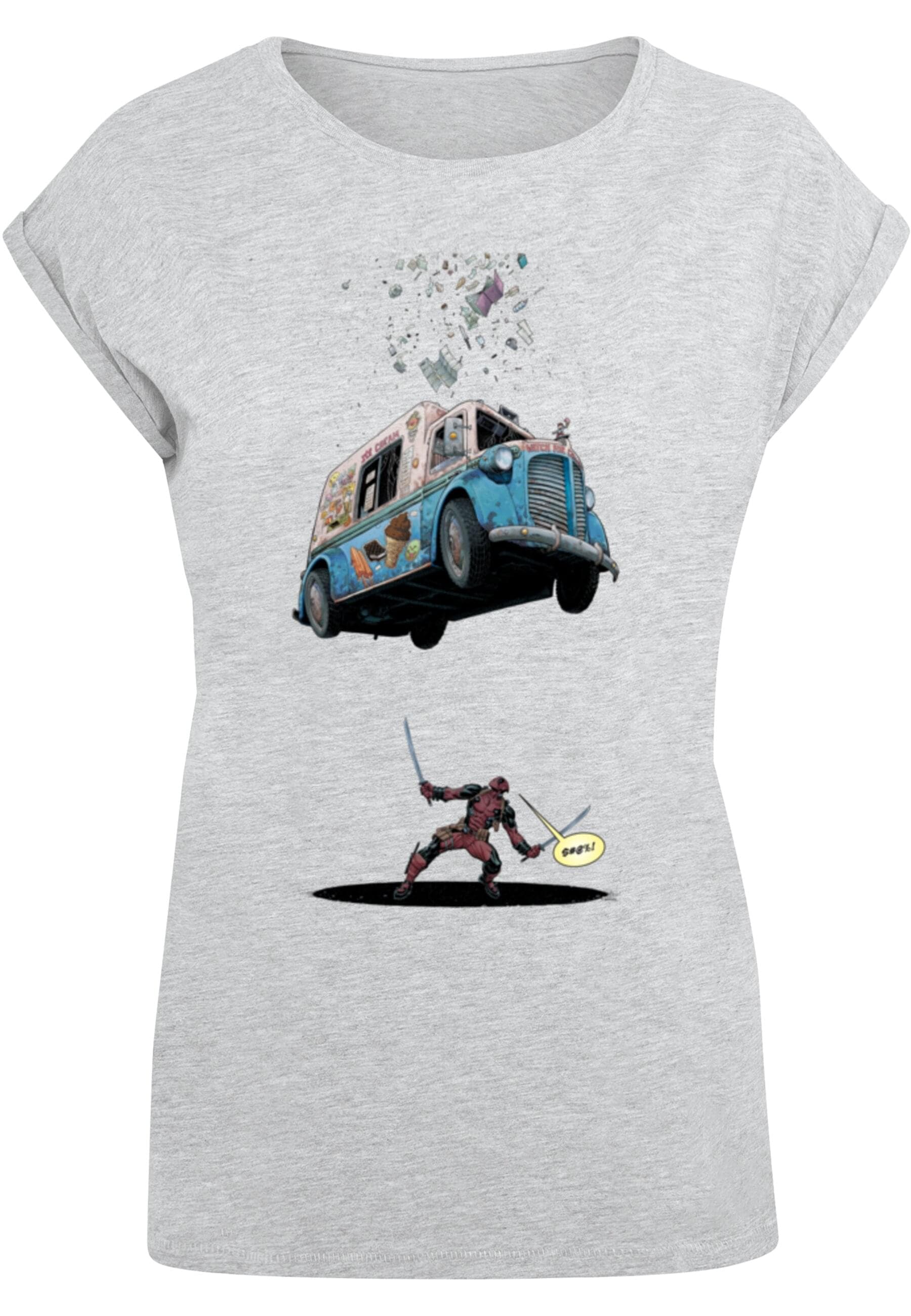 ABSOLUTE CULT T-Shirt "ABSOLUTE CULT Damen Ladies Deadpool - Ice Cream T-Sh günstig online kaufen