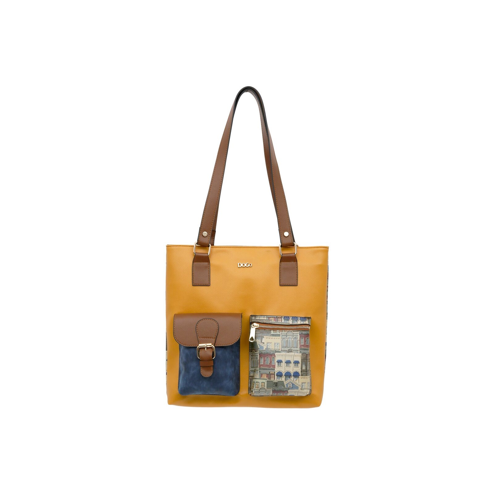 DOGO Umhängetasche "Multi Pocket Bag Frame Of Mind Damen Handtaschen (Fashi günstig online kaufen
