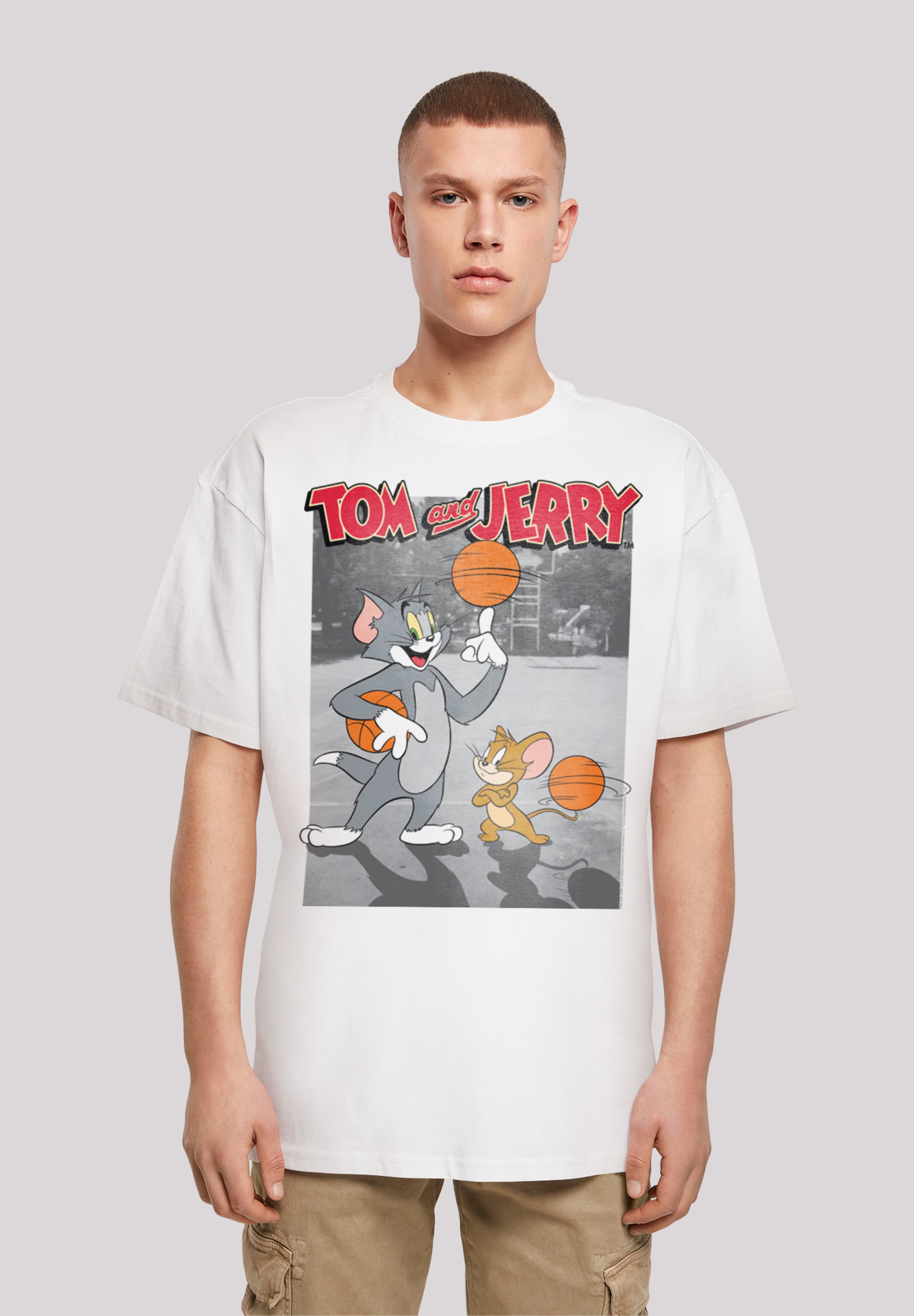 F4NT4STIC T-Shirt "Tom und Jerry Basketball Buddies", Print