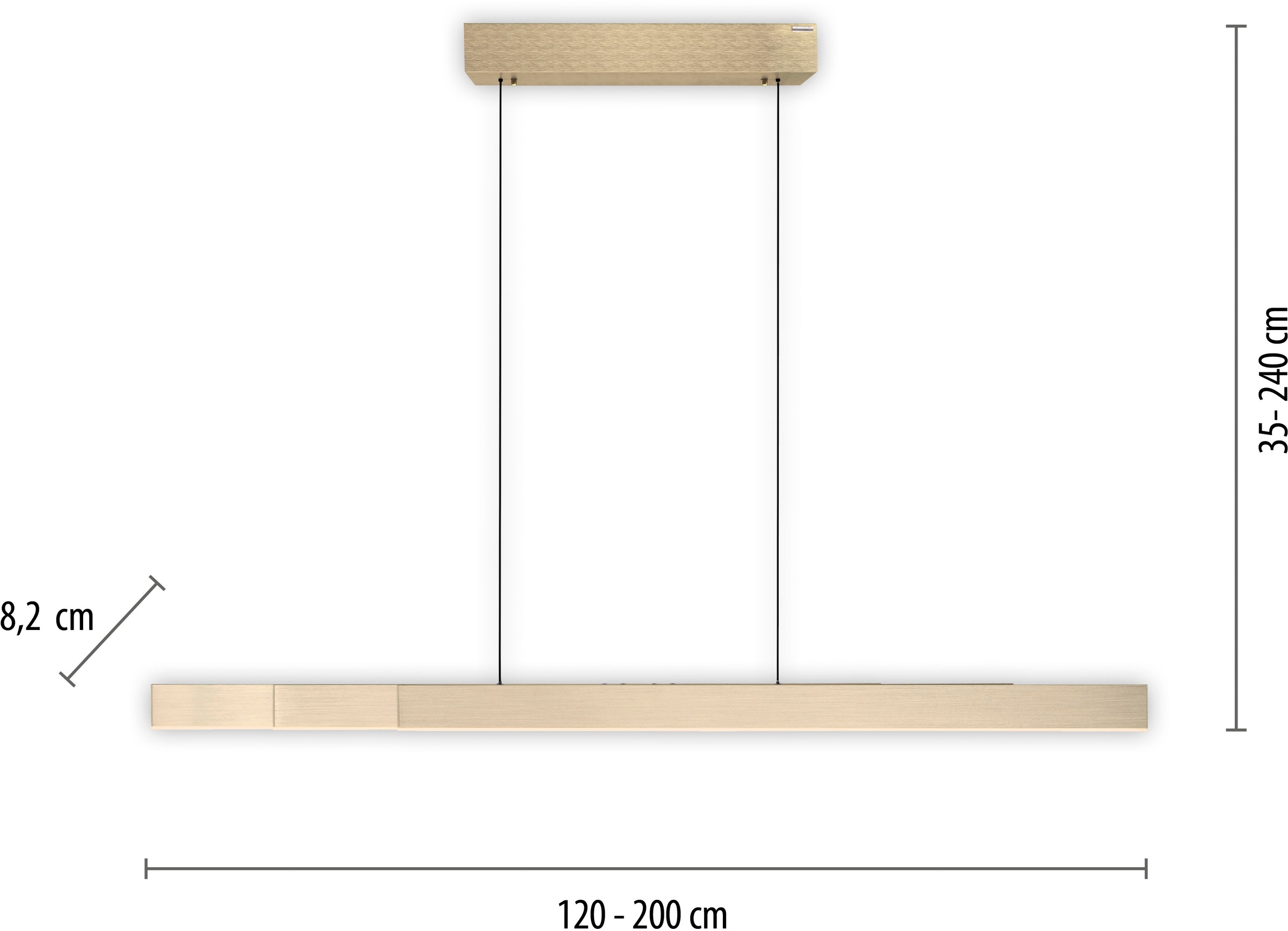 Neuhaus PURE LED Pendelleuchte »PURE Moto-Rise« LED-Board 1 Stk. warmweiß - kaltweiß e-LIFT® Funktion, e-SLIDE® Funktion, Fernbedienung