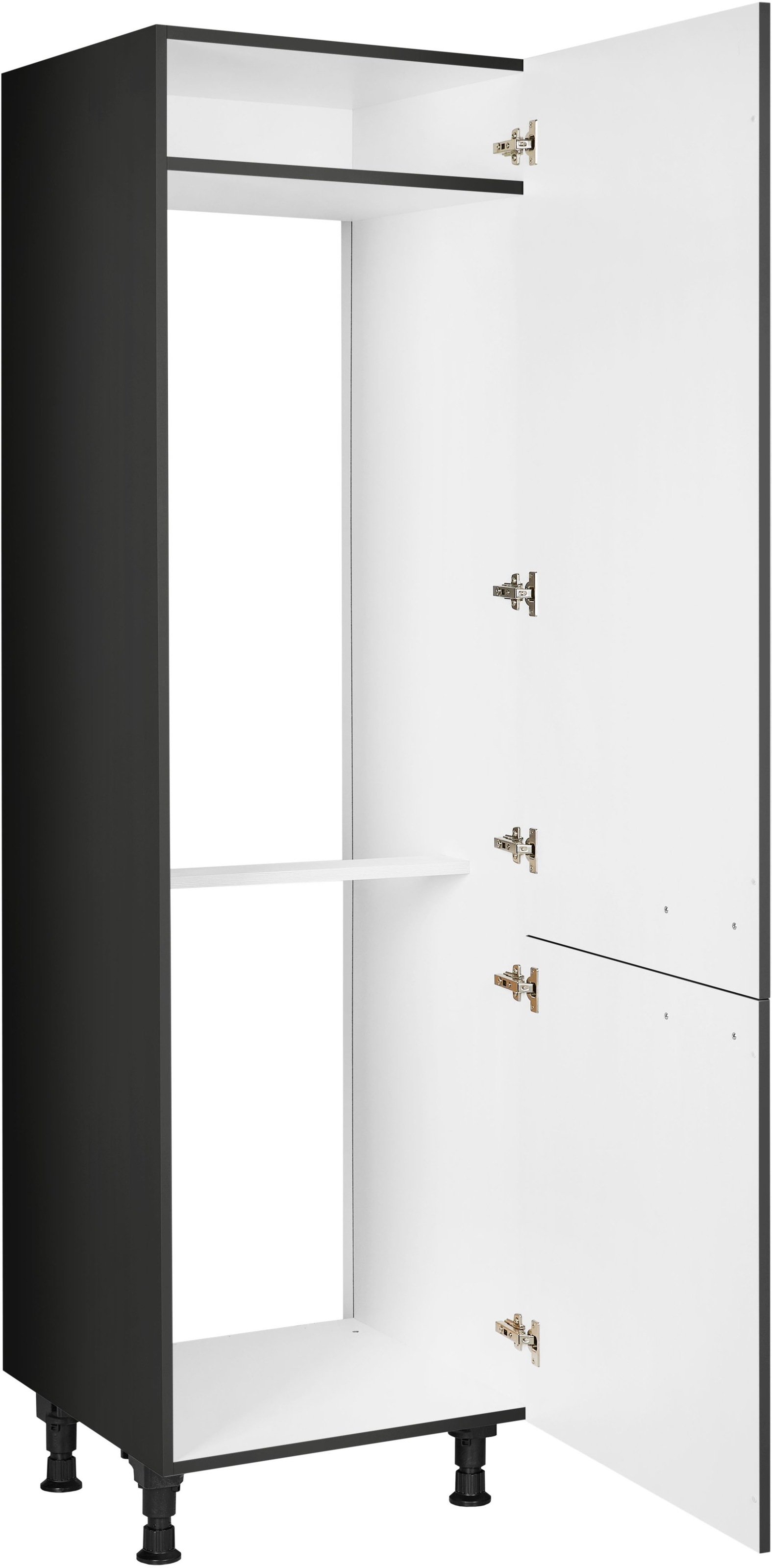 nobilia® Kühlmodul »"Touch", für ein Kühl- und Gefrierschrank, Ausrichtung wählbar«, vormontiert, Ausrichtung wählbar, Breite/Höhe: 60/216,6 cm