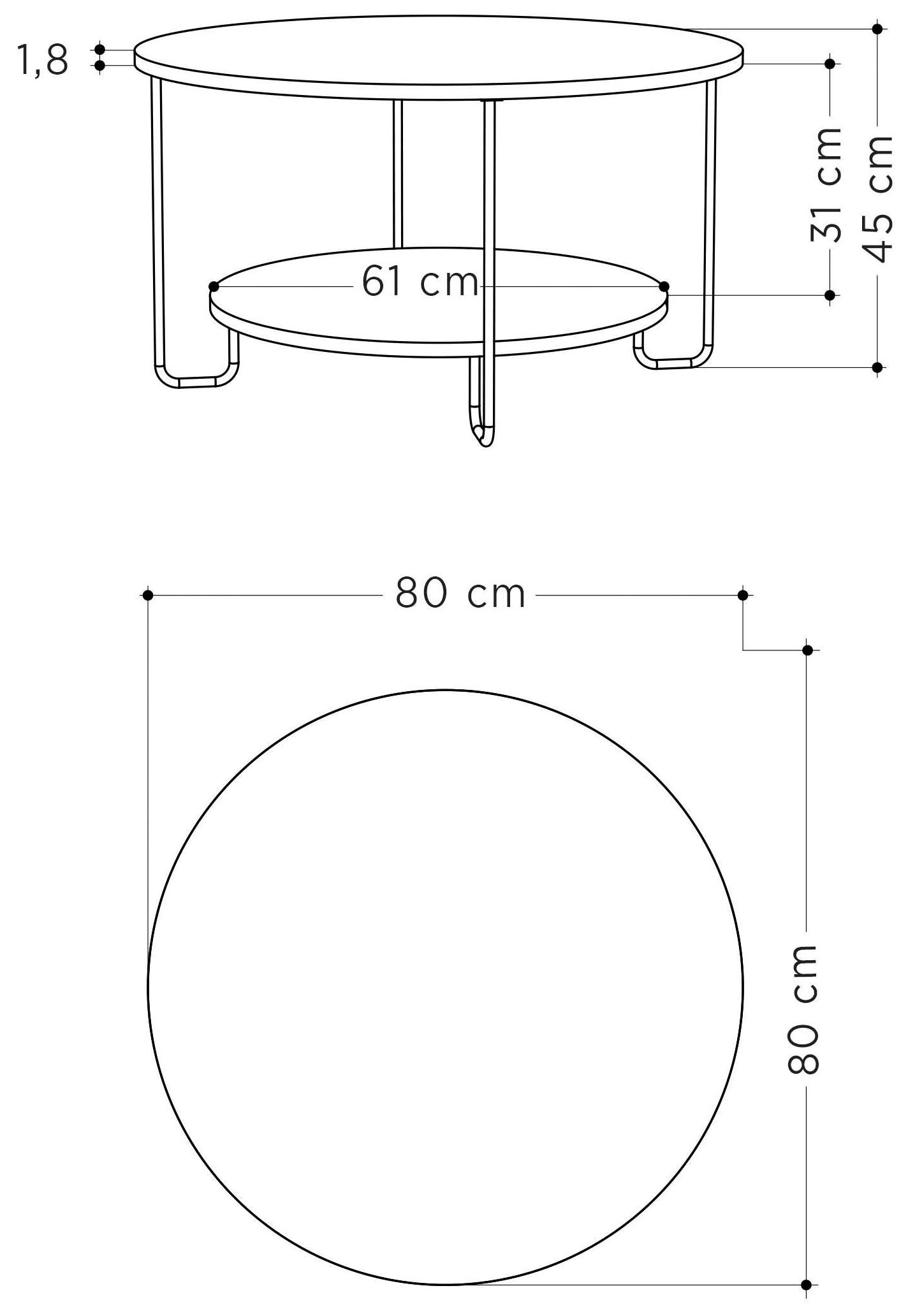 Decortie Couchtisch »CORRO COUCHTISCH«,