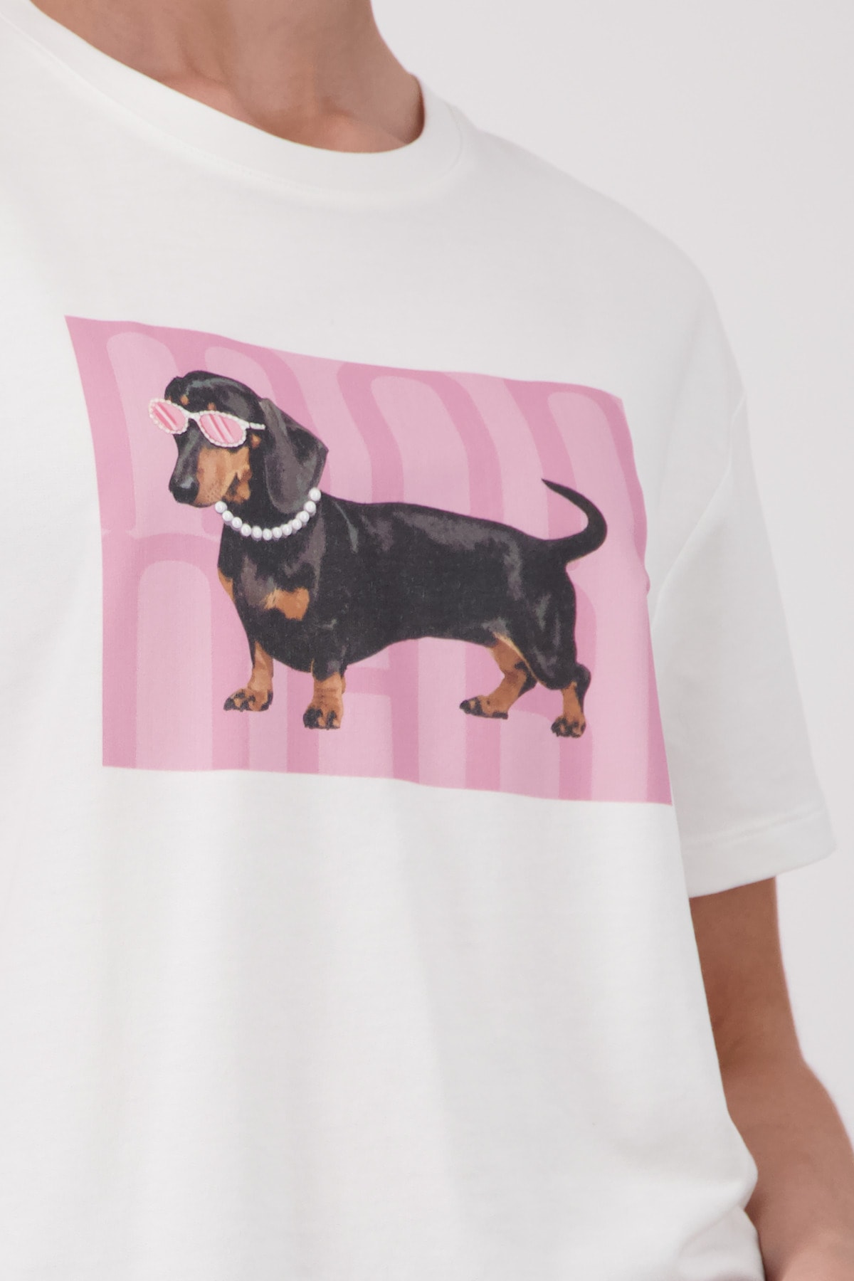 Monari Rundhalsshirt »Shirt Dackel« mit Frontprint