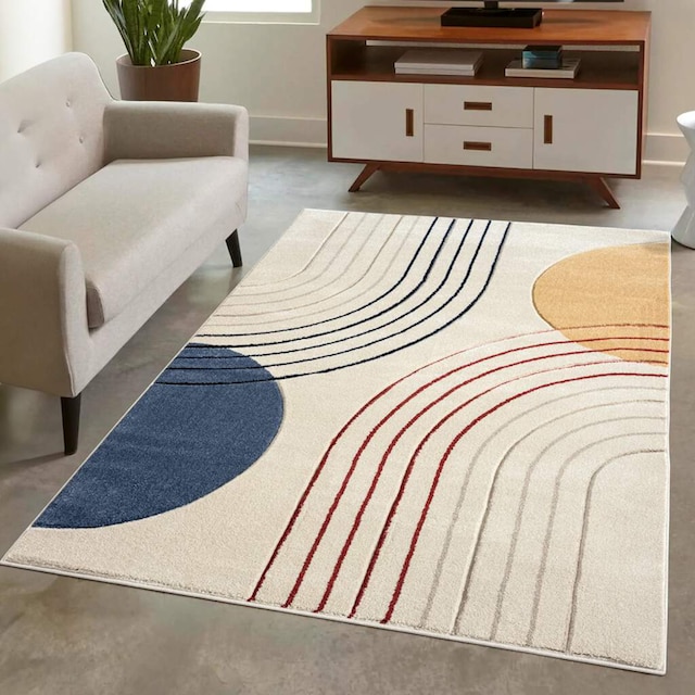 Carpet City Teppich »BONITO 7170«, rechteckig, Flachflor, Hochtief-Muster/  3D-Effekt | BAUR