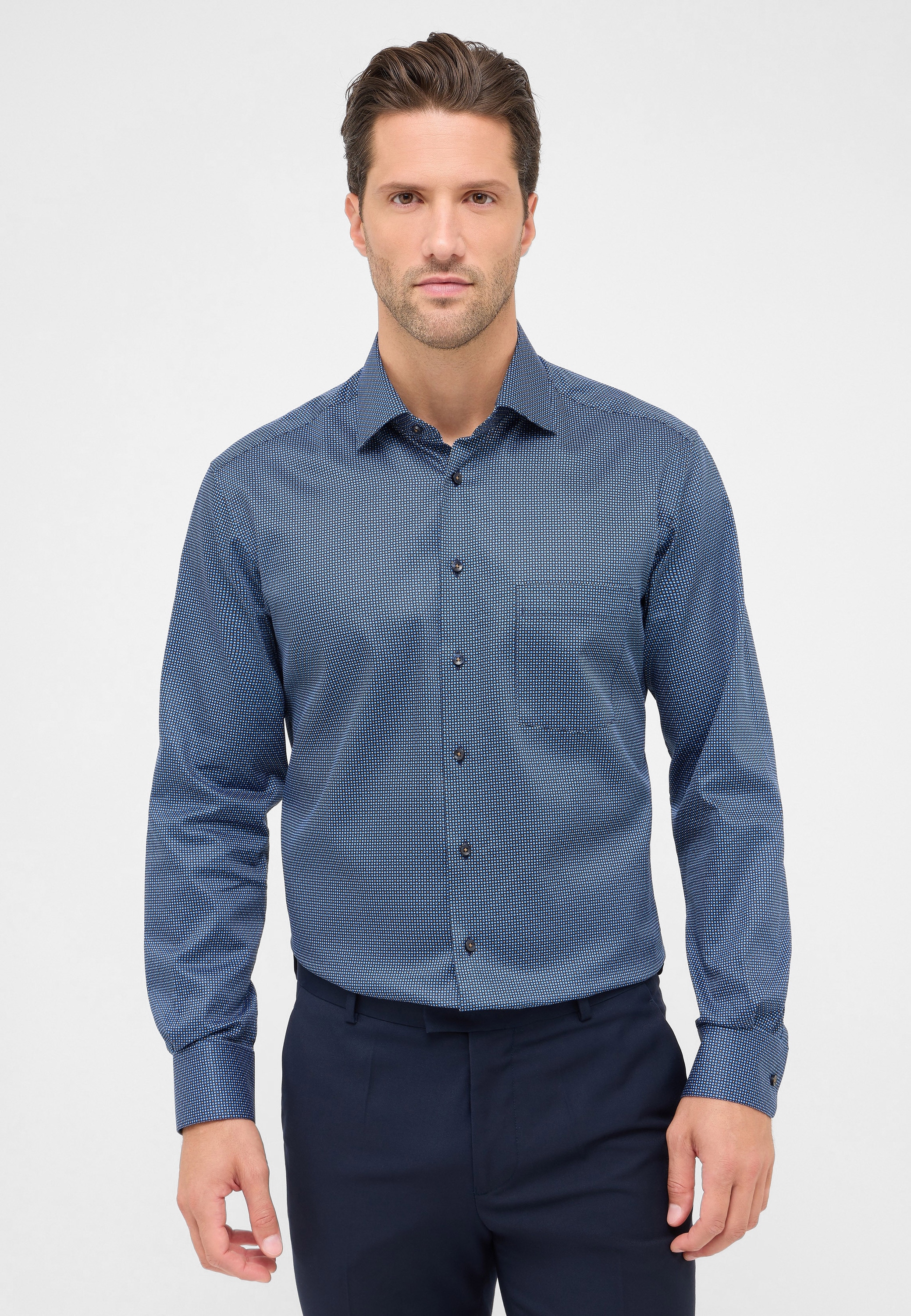 Eterna Langarmhemd "MODERN FIT" NON IRON (bügelfrei) günstig online kaufen