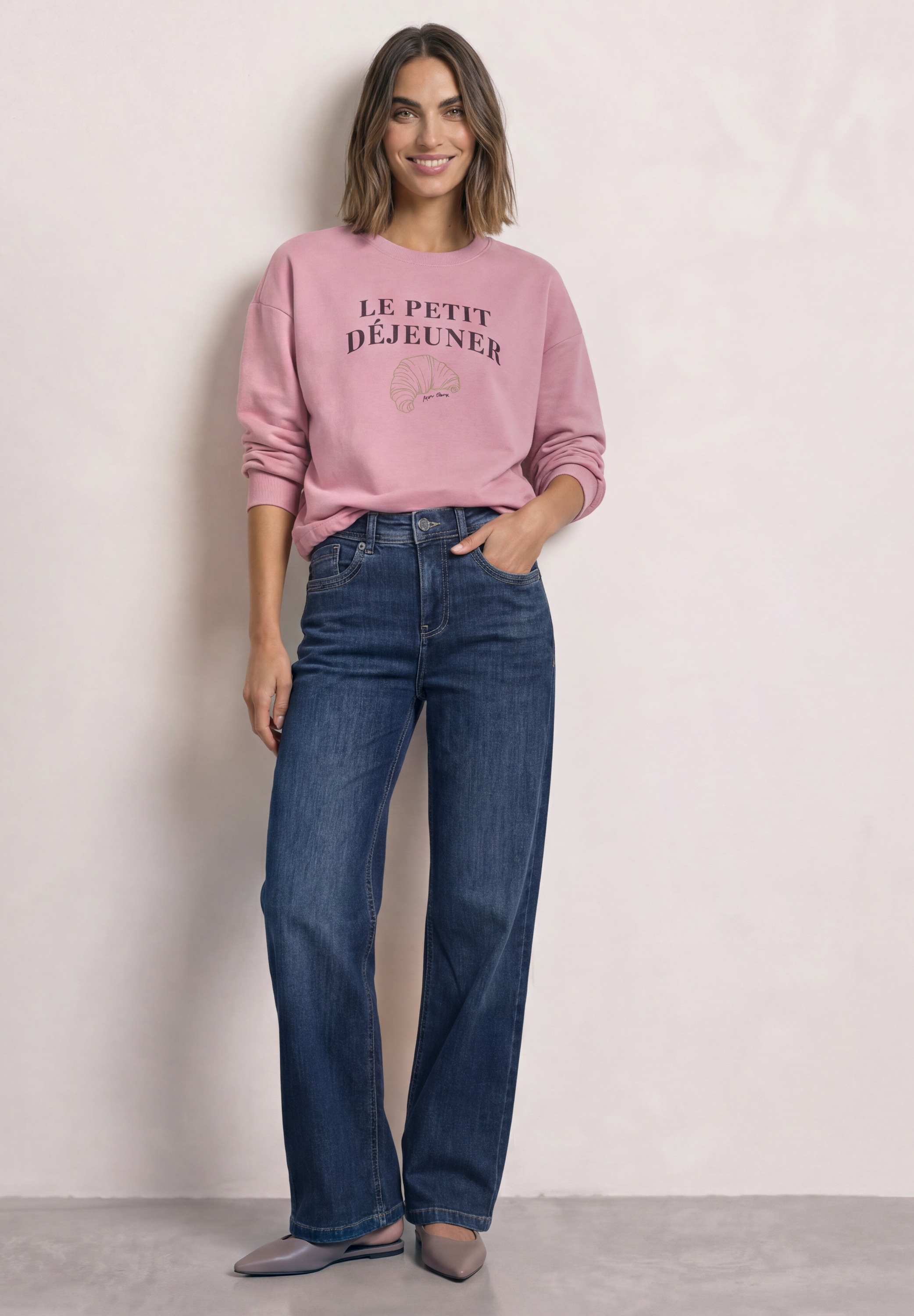 STREET ONE Sweatshirt , mit Wording-Print
