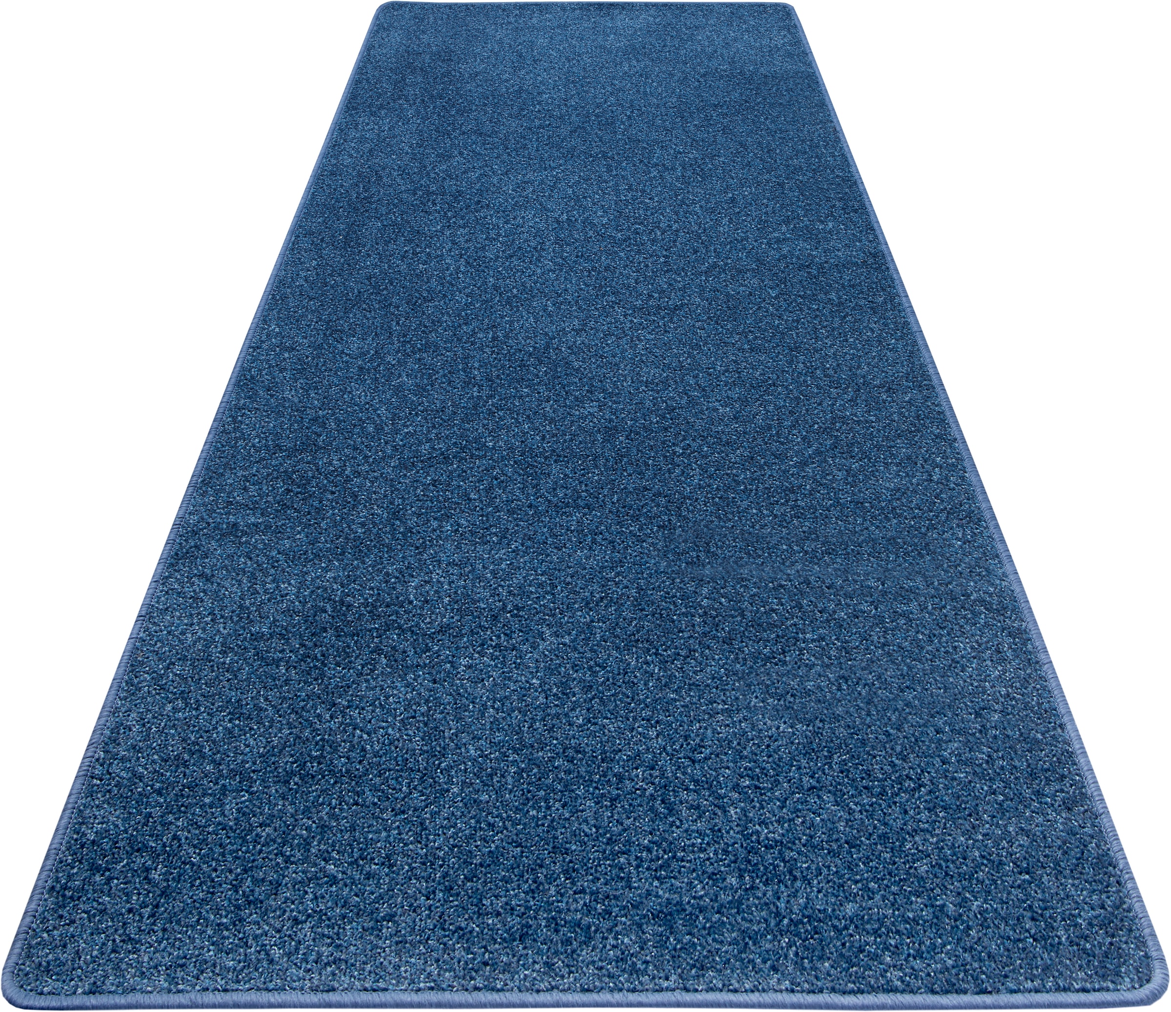 Hanse Home Exclusiv Läufer »Liberty«, rechteckig, 7 mm Höhe, Uni-Meliert, robust, kräftige Farben, rundherum farbige Kettelung