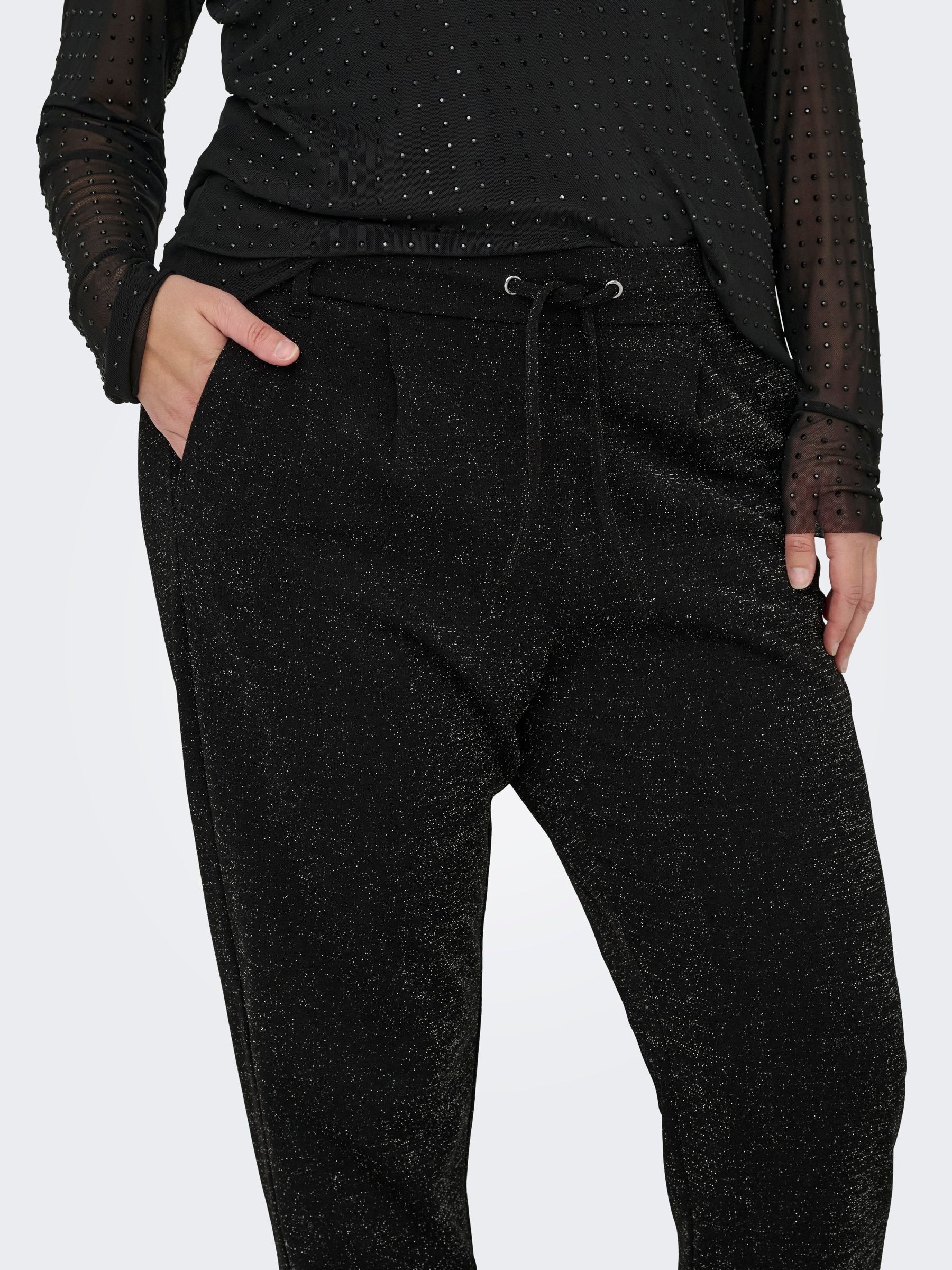 ONLY CARMAKOMA Jogginghose "CARPOPTRASH-ALYA EASY GLIT PANT NOOS" günstig online kaufen