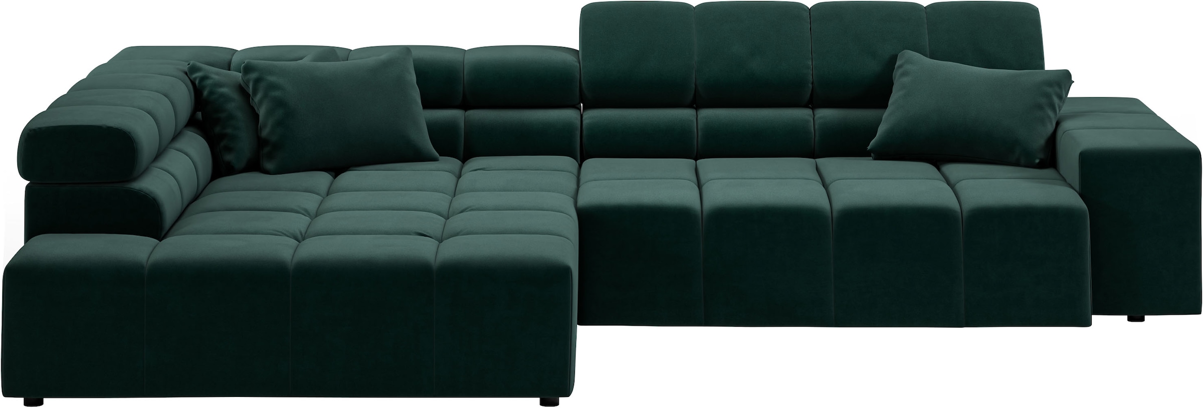 INOSIGN Ecksofa »Ancona incl. Kopfteilverstellung, OTTOs Choice, Breite 319cm, L-Form«, wahlweise motorische Sitztiefenverstellung, auch in Cord + Easy Care