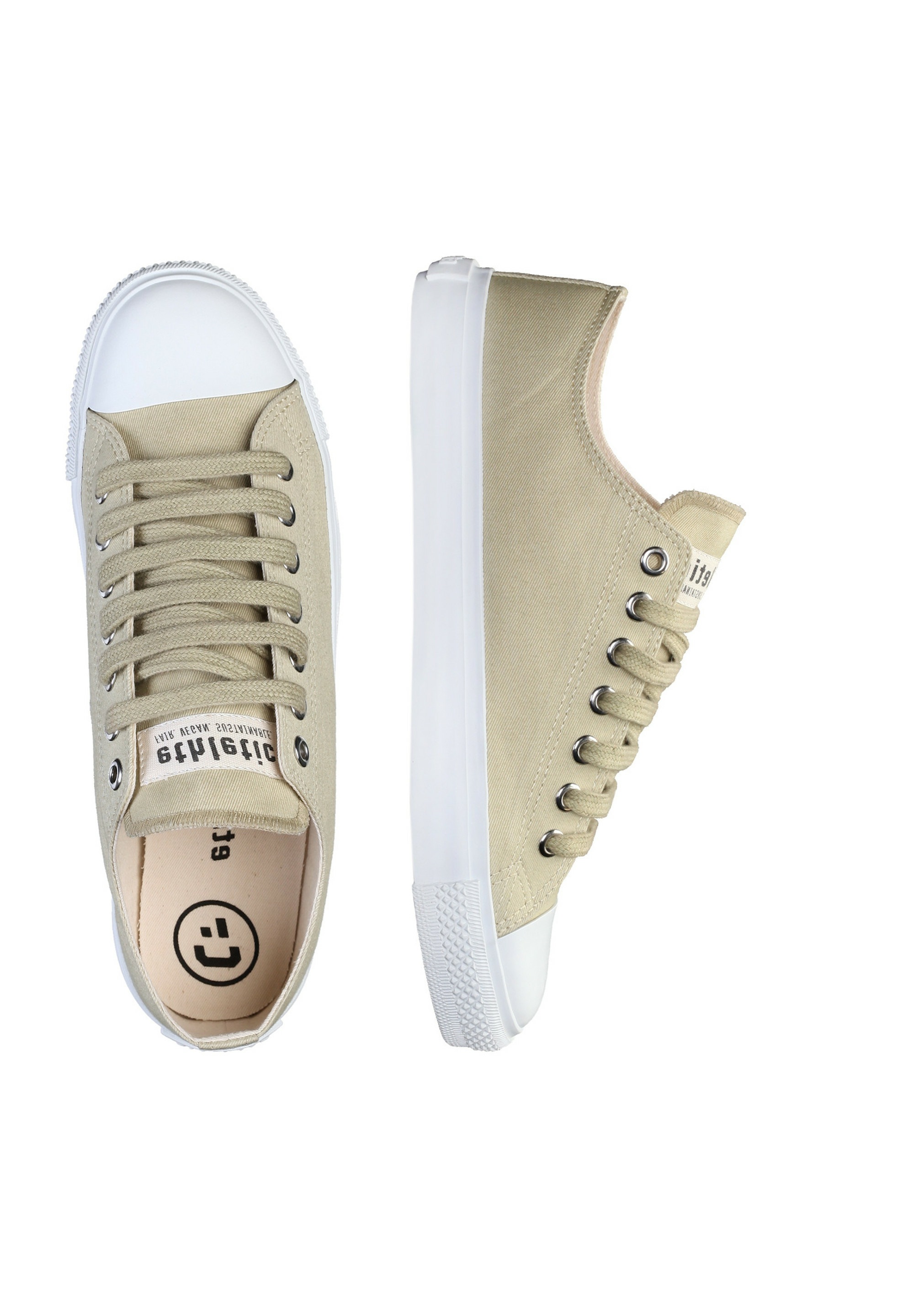 ETHLETIC Sneaker »Fair Trainer White Cap Lo Cut«, Fair / Vegan / Nachhaltig
