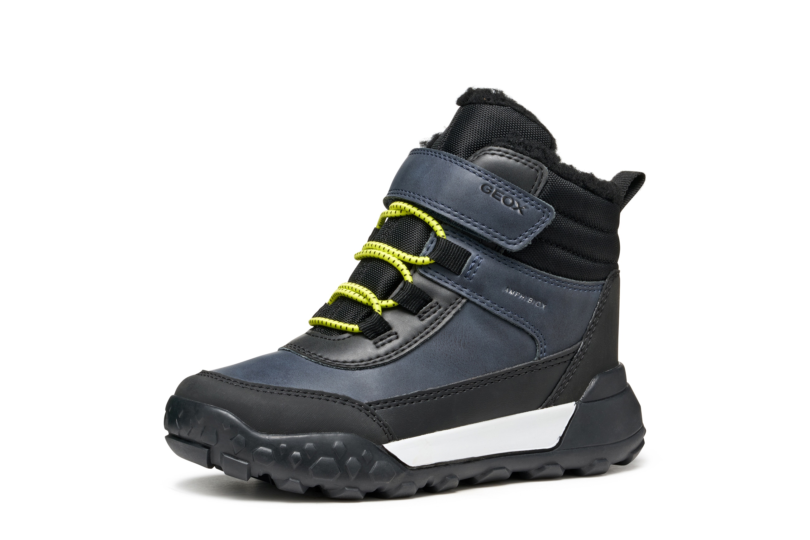 Geox Winterboots "J TREKKYUP BOY B ABX" Freizeitstiefel mit Warmfutter, Größenschablone zum Download