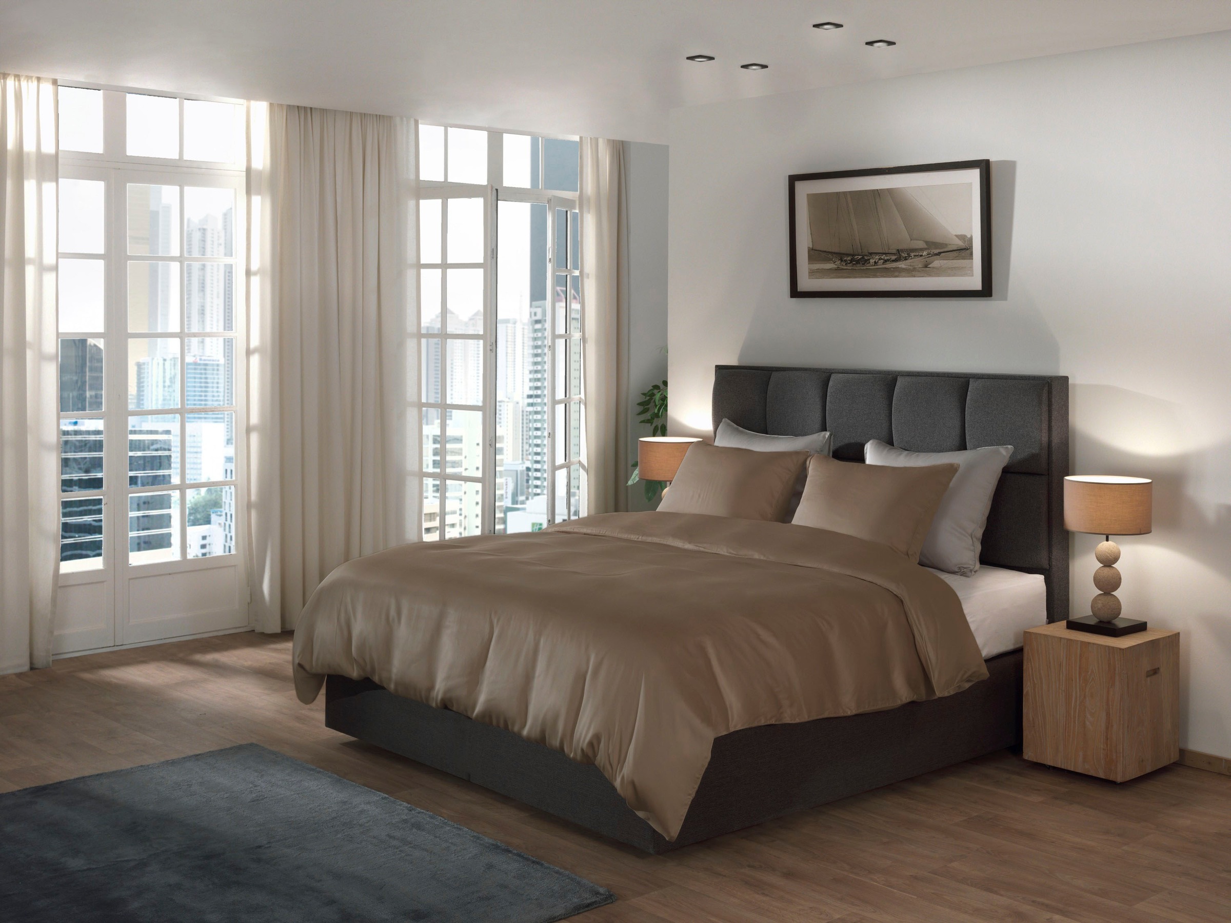 YELLOW Bettwäsche "Suite-New-York" 2 Stk. tlg. Bettwäsche aus 100% hochwert günstig online kaufen