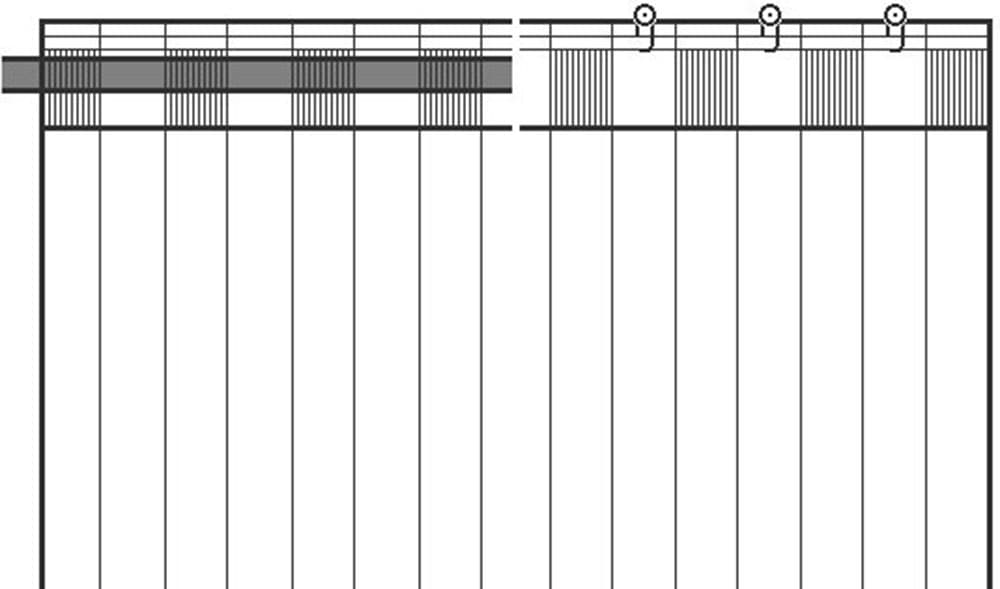 Neutex for you! Vorhang »Linessa«, (1 St.), Schal mit verdeckten Schlaufen, Breite 137 cm, nach Maß