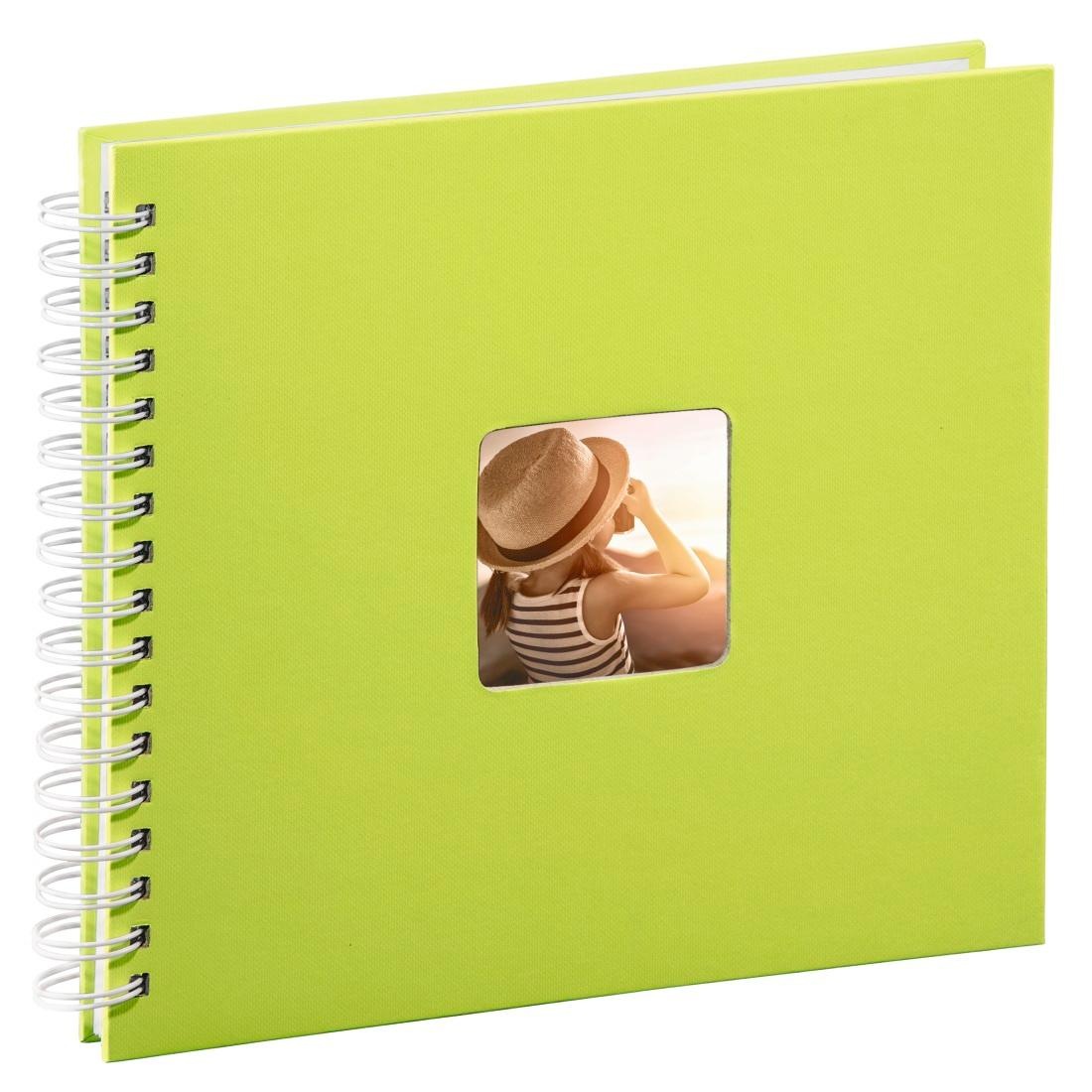 Hama Fotoalbum »Spiralalbum 28 x 24 cm, 50 weiße Seiten, Fotoalbum, kiwi«