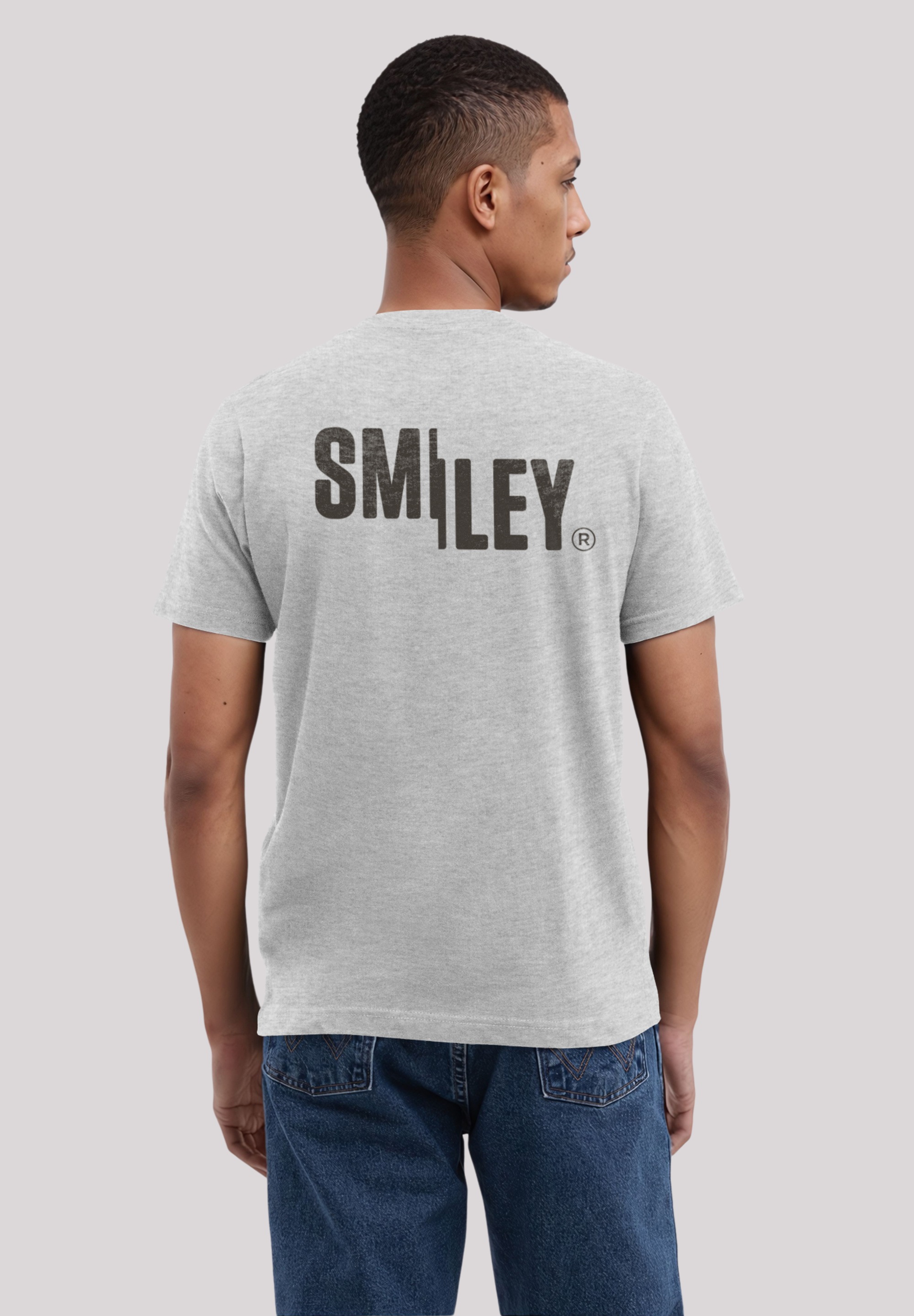 F4NT4STIC T-Shirt »Smiley Dark«, Premium Qualität