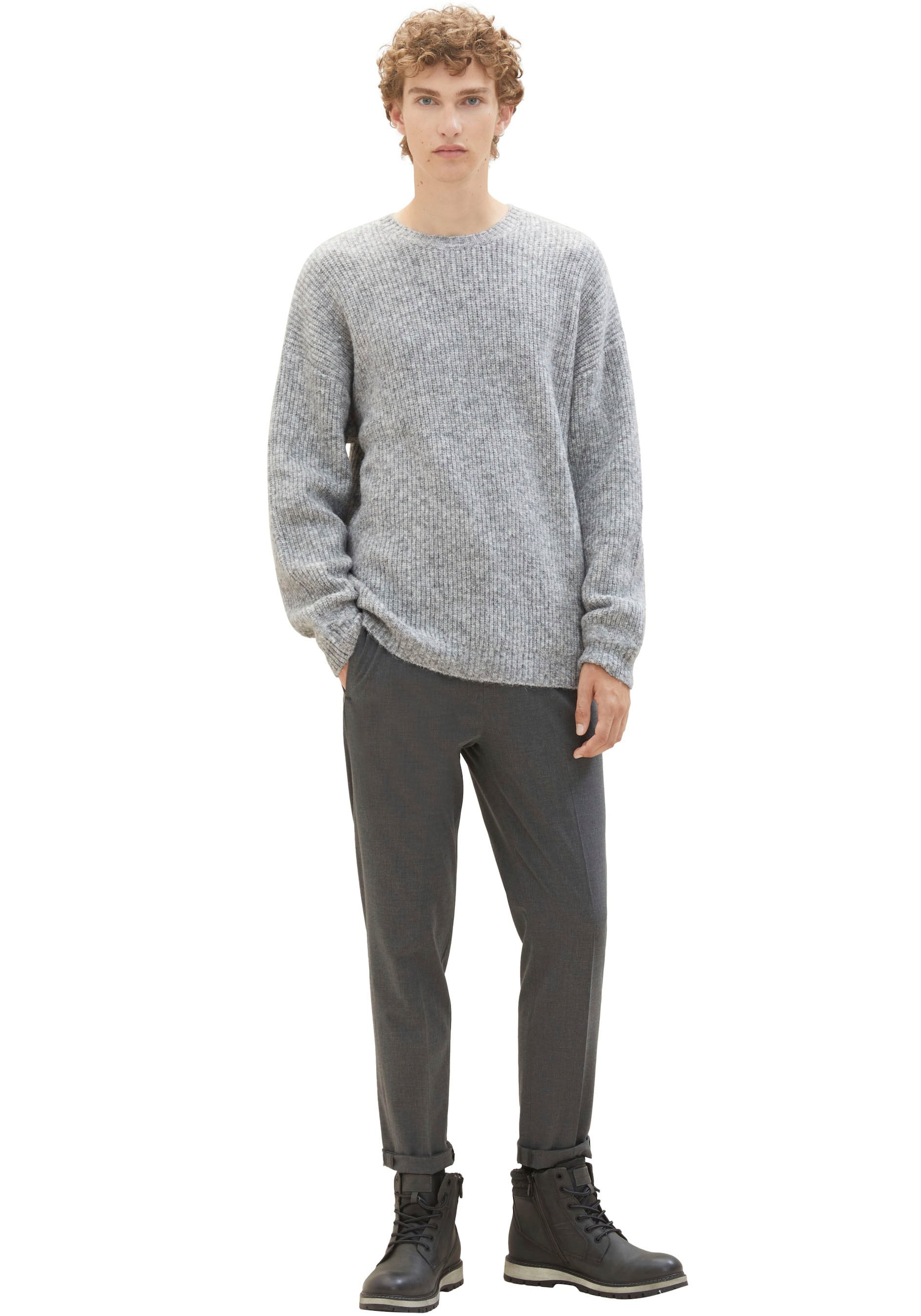 TOM TAILOR Denim Chinohose, mit Stretchbund