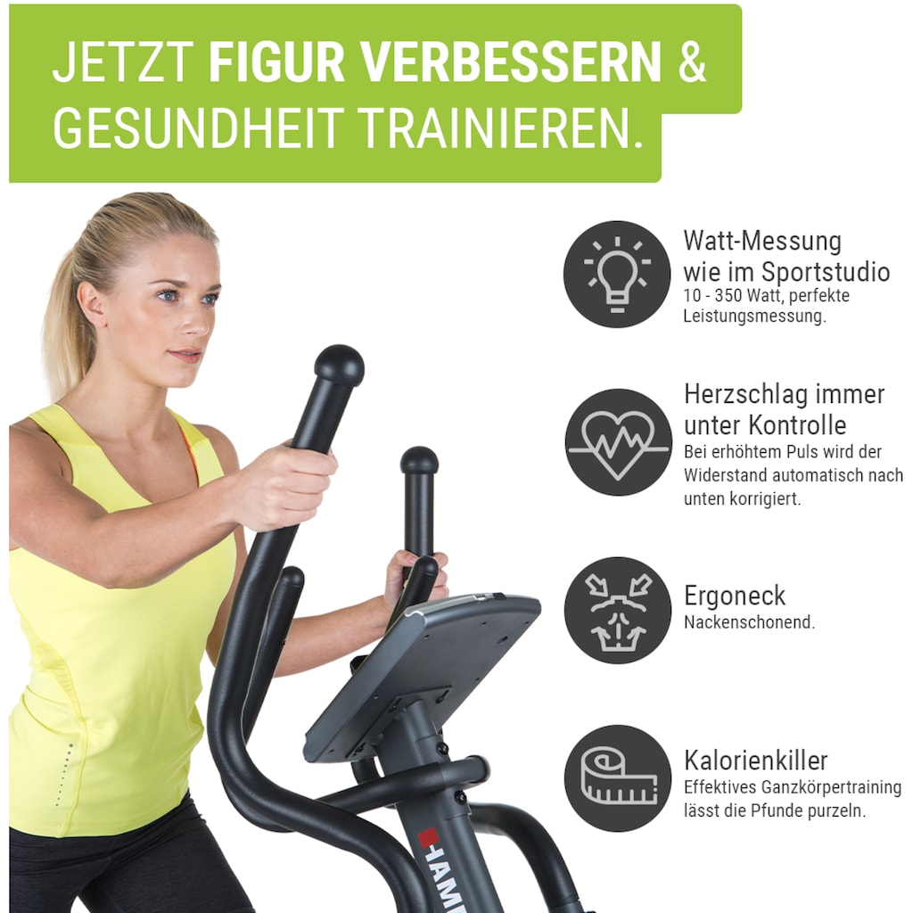 Hammer Ellipsentrainer-Ergometer »Speed-Motion BT«