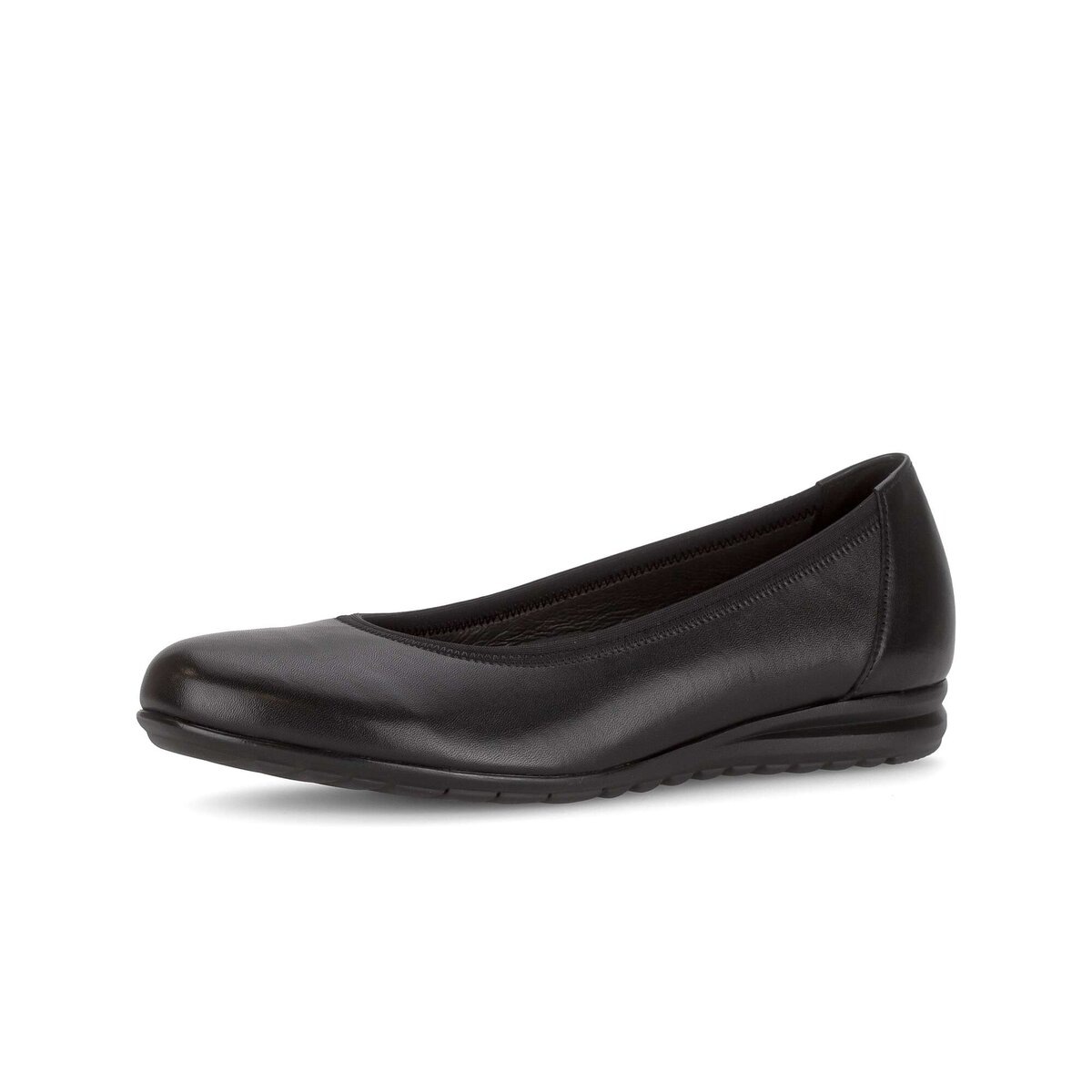 Ballerina GABOR "Sportliche Ballerina", Damen, Gr. 38, schwarz, Schuhe Ballerina