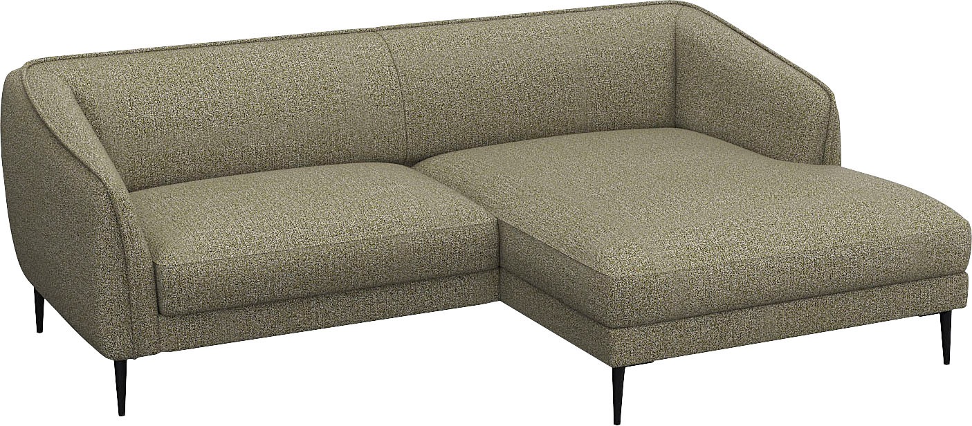 FLEXLUX Ecksofa "Belle Designsofa, bequem durch Kaltschaum im Sitz", Skandi günstig online kaufen