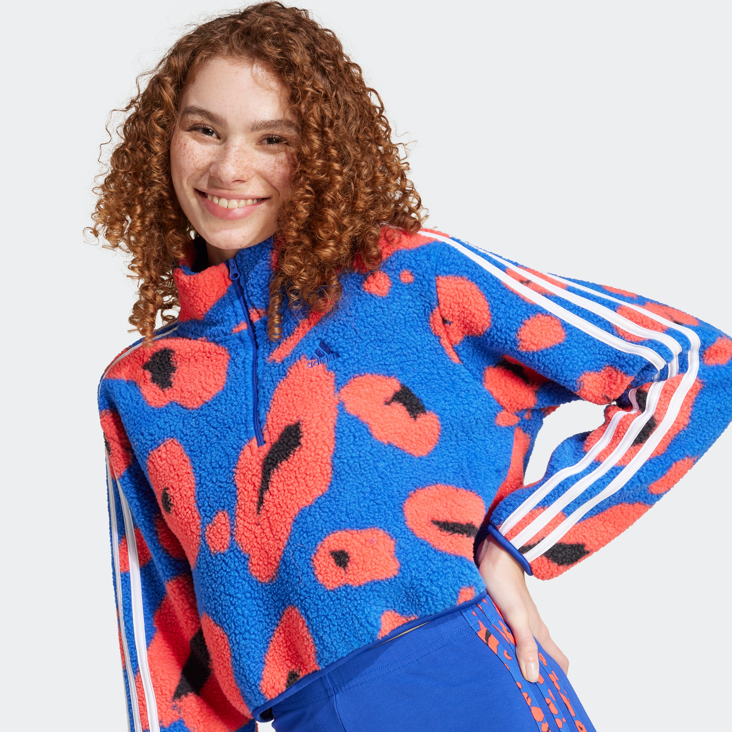 adidas Sportswear Sweatjacke »W ANML 3S 14ZIP«