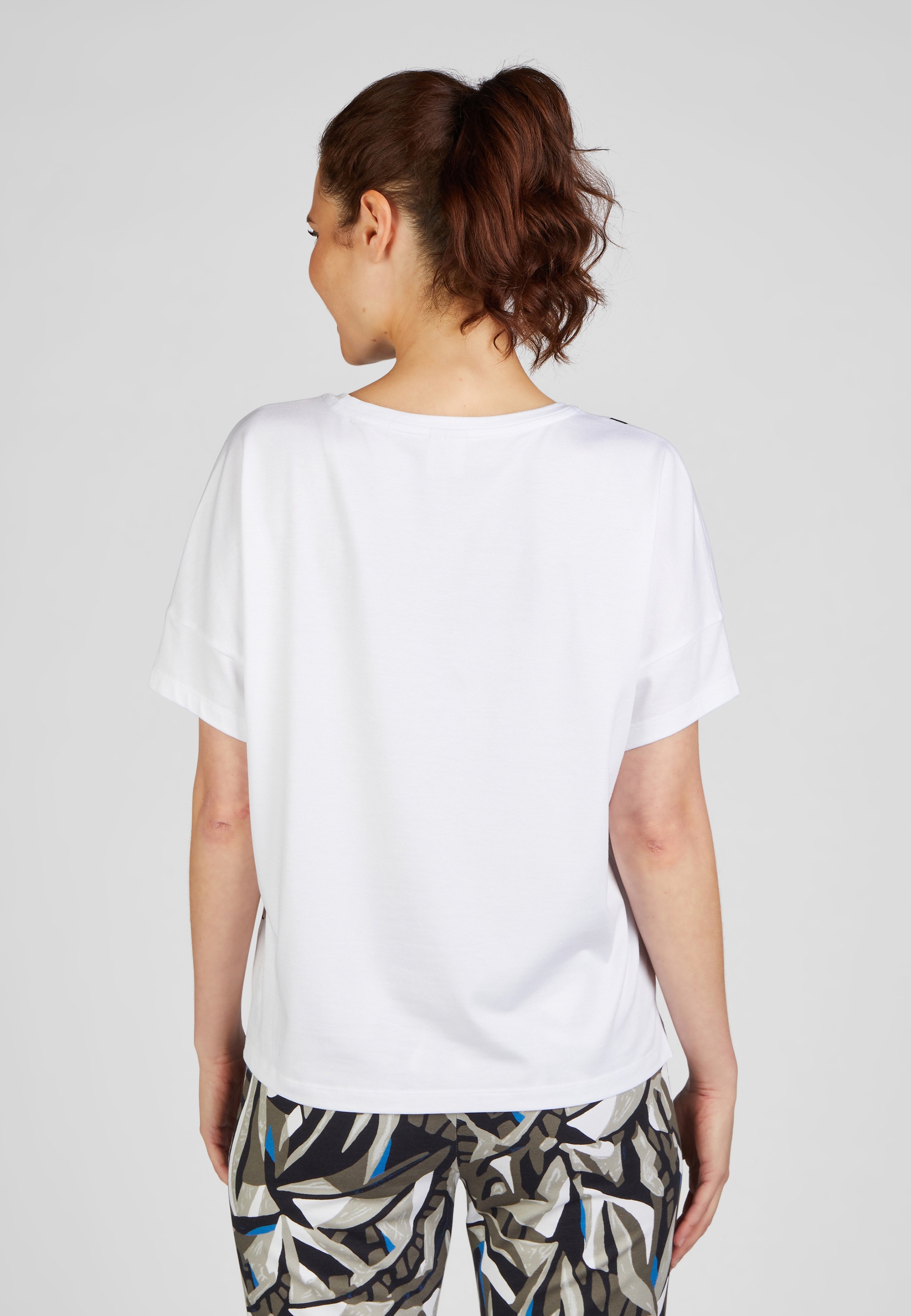 Rabe Print-Shirt »Rabe T-Shirt mit überschnittener Schulter«