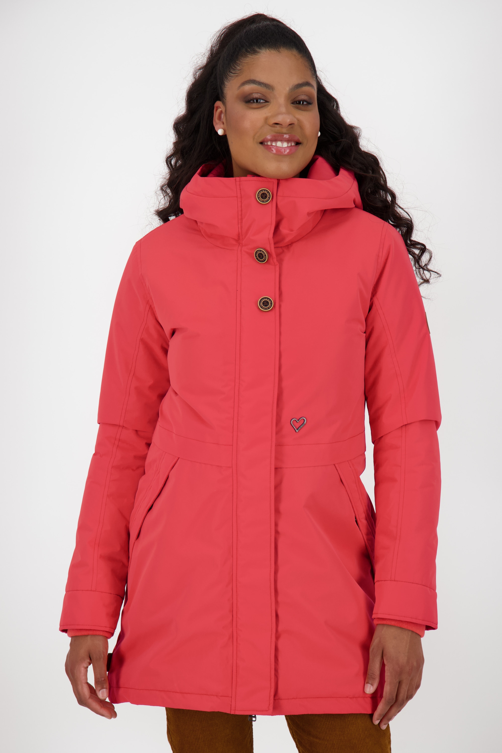 Alife & Kickin Winterjacke »HannaAK Coat Damen Winterjacke, gefütterte Jacke«