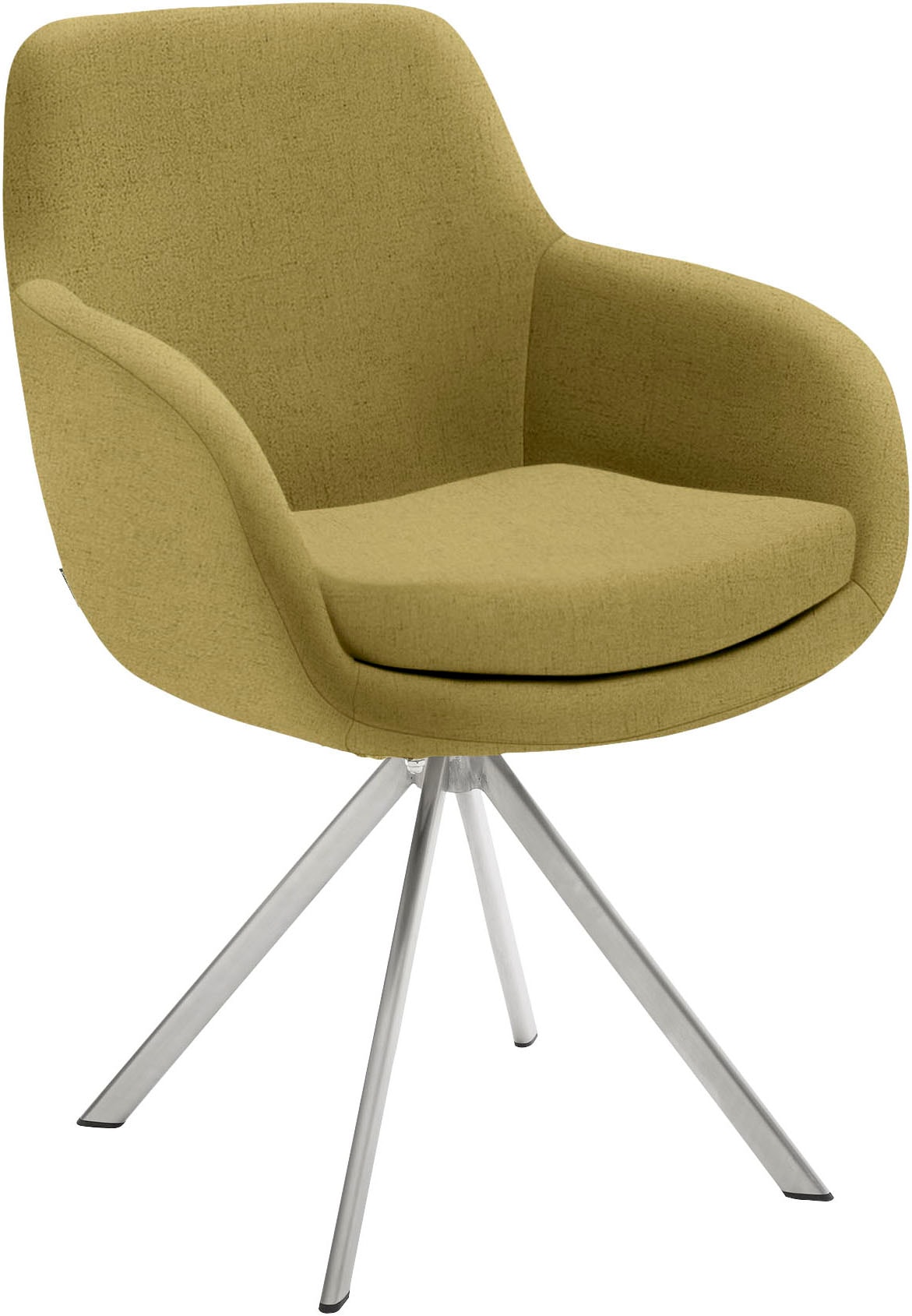 Musterring Esszimmerstuhl "Tavia" (Set) 2 Stk.Stativgestell Edelstahl, wahlweise mit Drehfunktion, diverse Farben