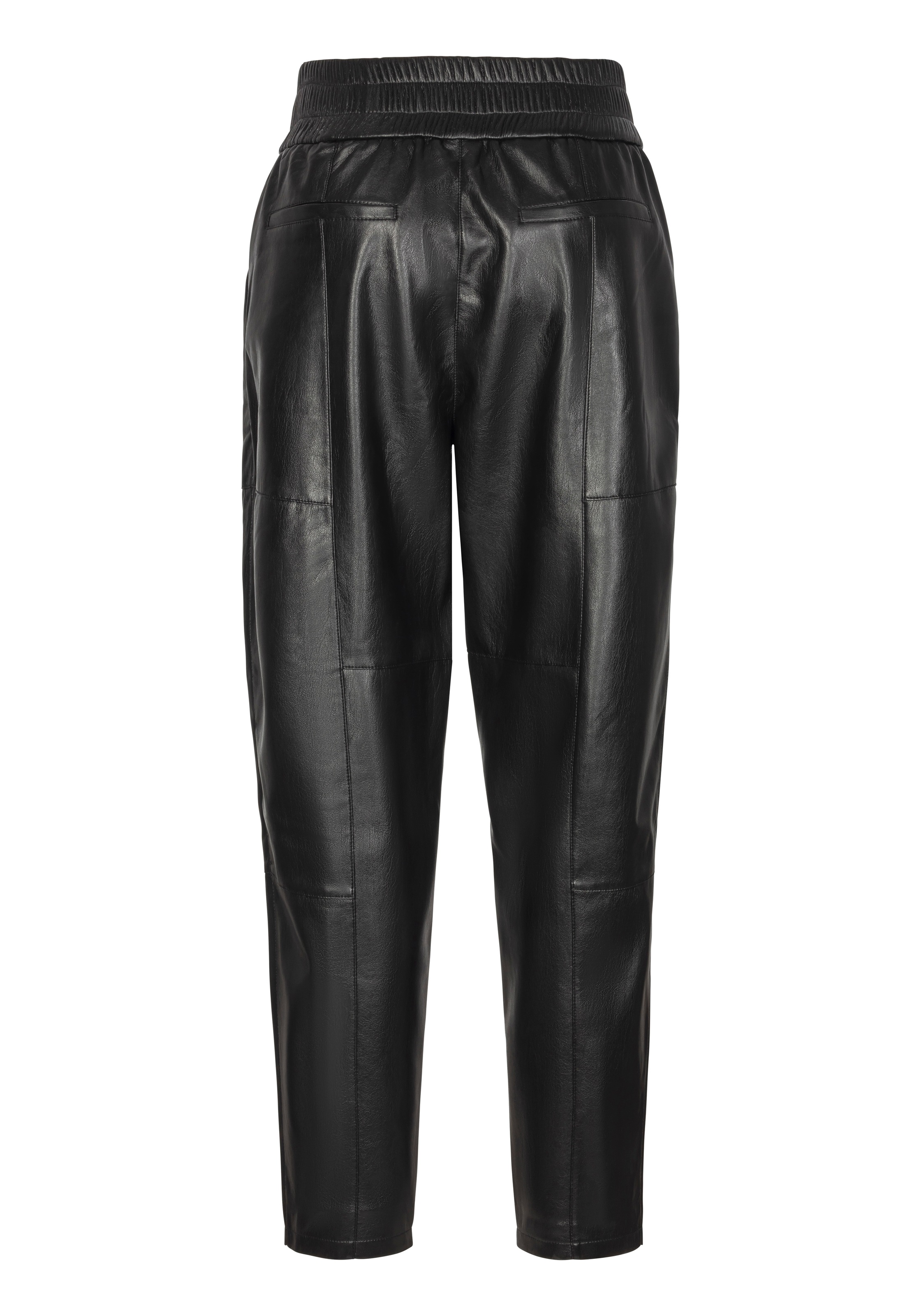 BOSS ORANGE Lederimitathose "Taiya2 Premium Damenmode", mit elastischem Tai günstig online kaufen