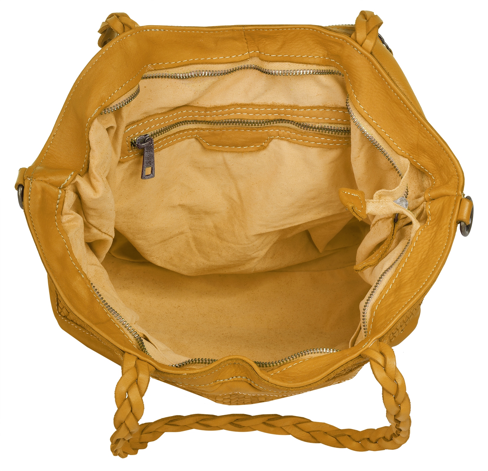 Samantha Look Shopper, echt Leder, Made in Italy