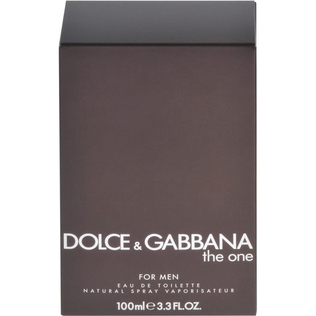 DOLCE & GABBANA Eau de Toilette »The One for Men«, Männerduft, EdT, Parfum, for him