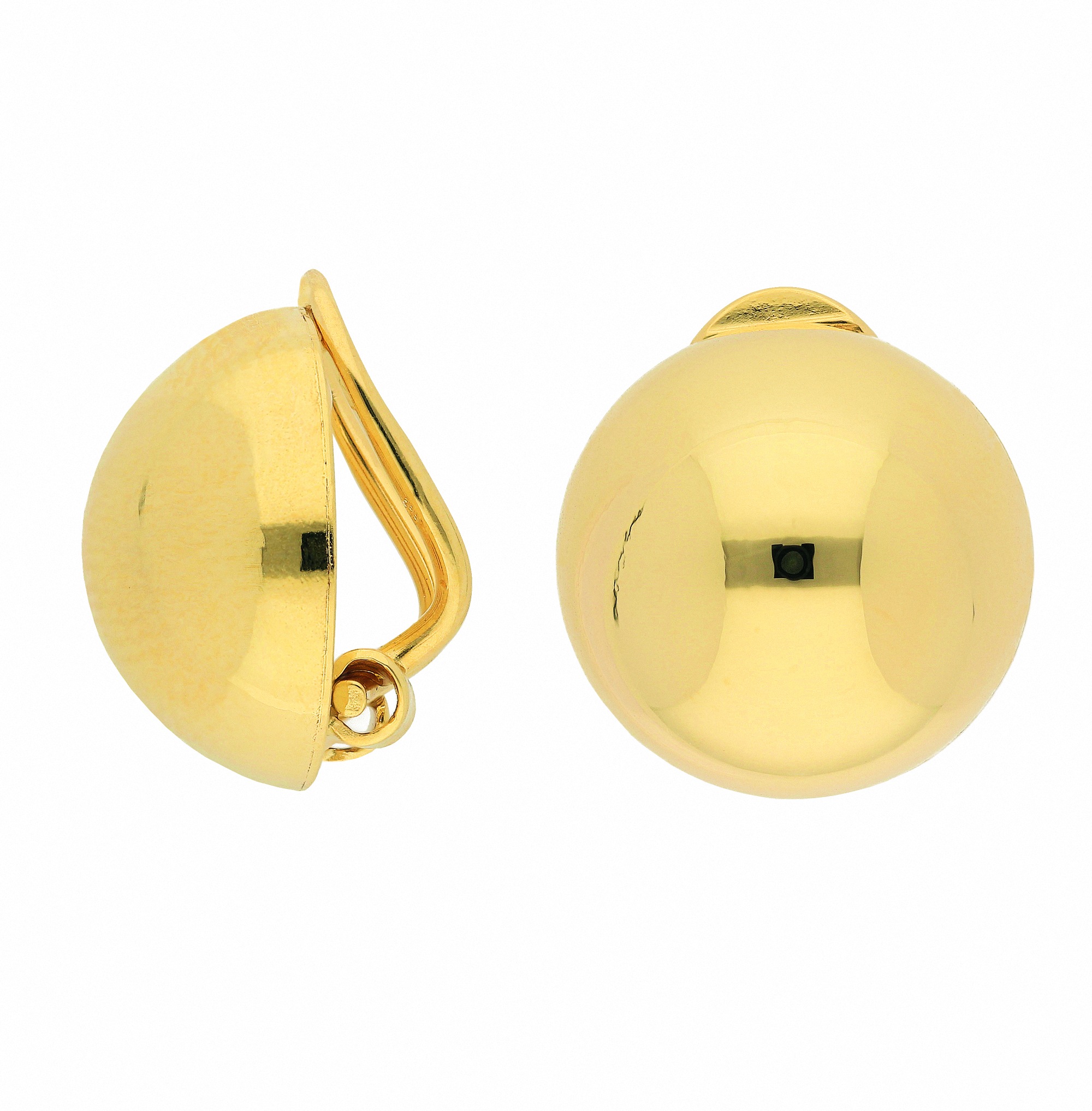 ADELIA ́S Damen Paar Ohrclips "Damen 333 Gold Ohrringe Ohrclips Ø 14 mm", Damen, Gelbgold 333 Gold, gold, Gelbgold 333, Gold, Ohrringe, Goldschmuck