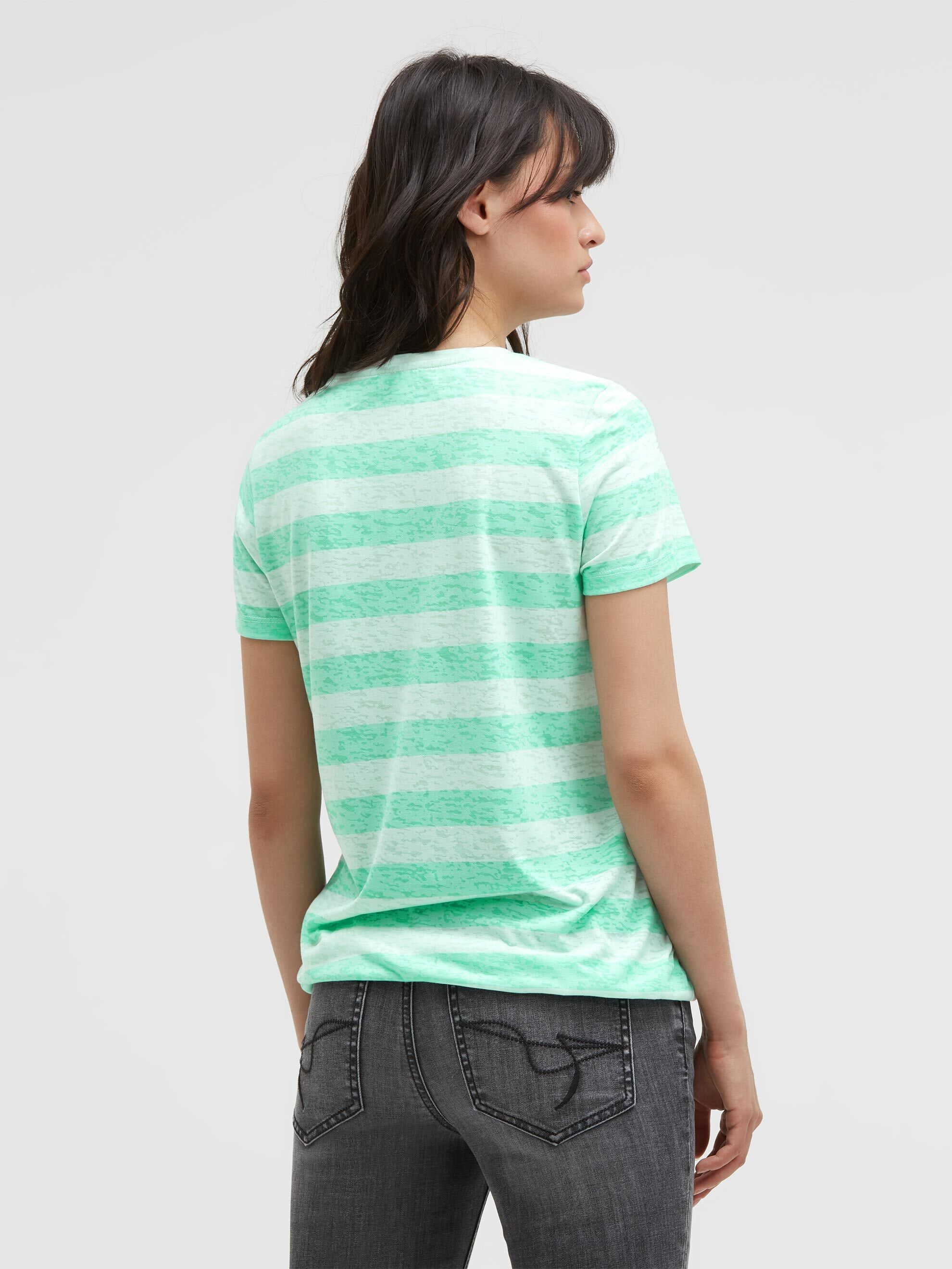 SOCCX Rundhalsshirt mit Gummizug im Saum