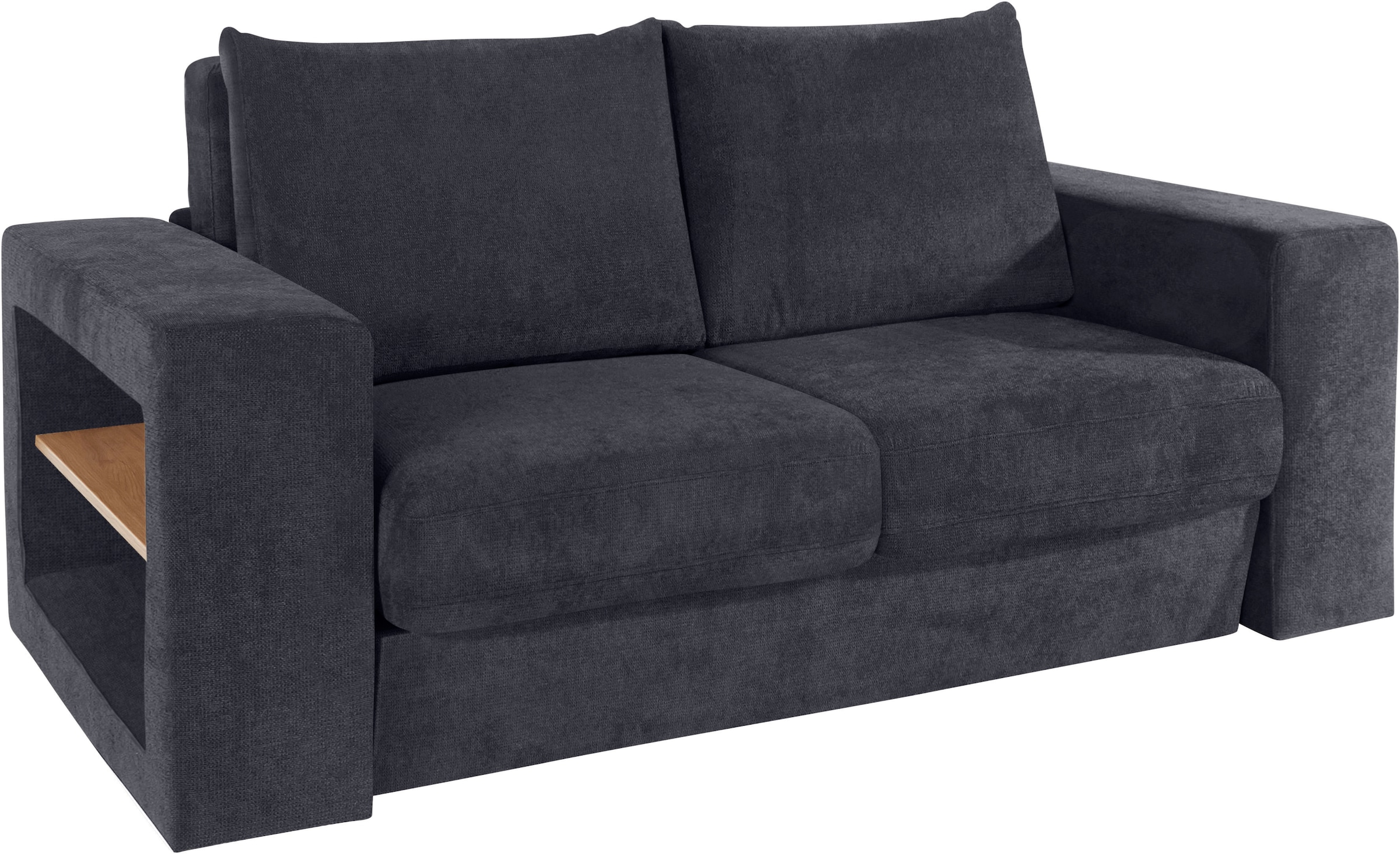 LOOKS by Wolfgang Joop 2,5-Sitzer »Looksvb«, Verwandlungssofa: aus Sofa wird Sofa mit 2 Hockern, mit Regalfunktion